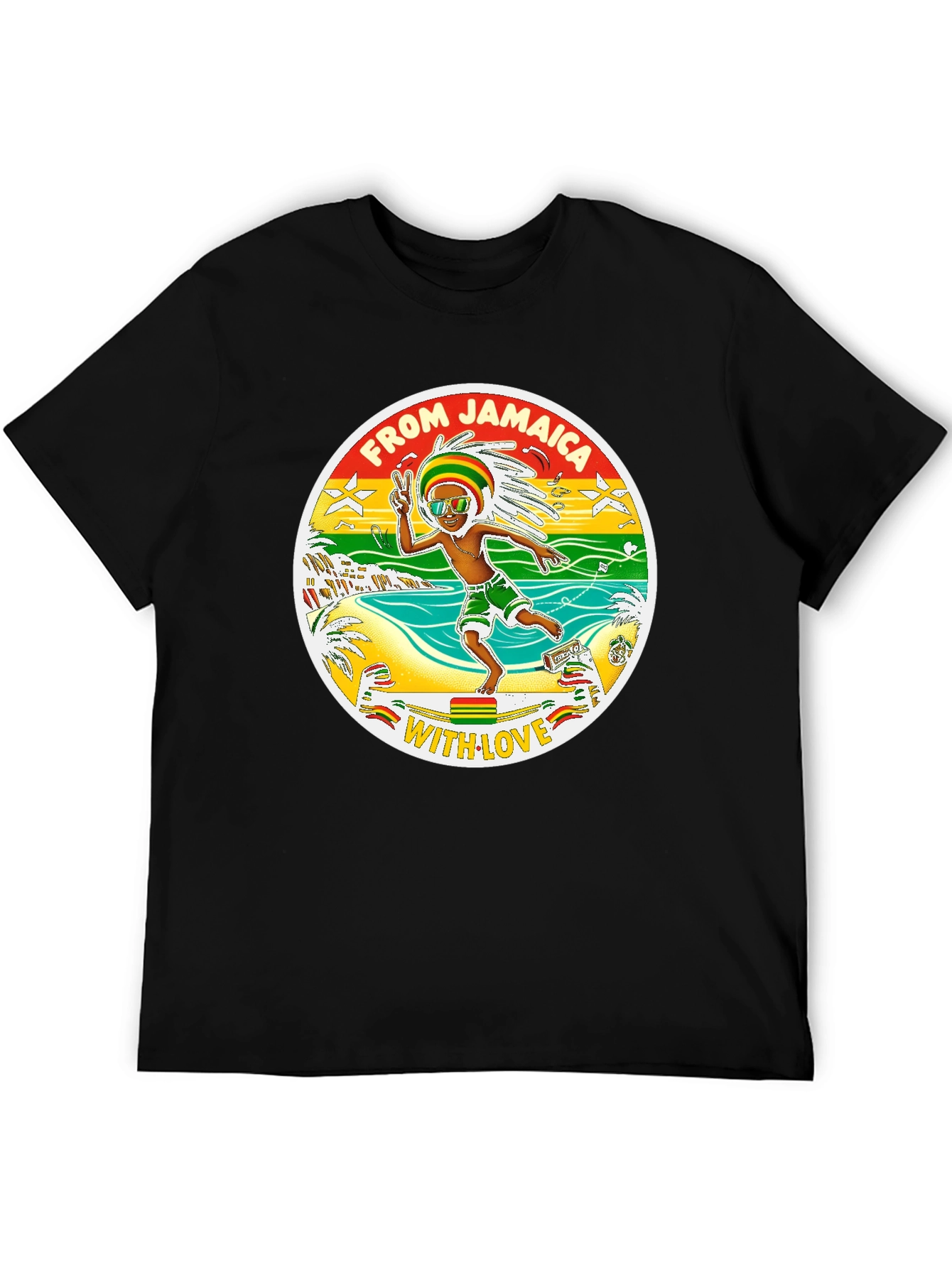 Jamaica Graphic Tee - Island Vibes T-Shirt