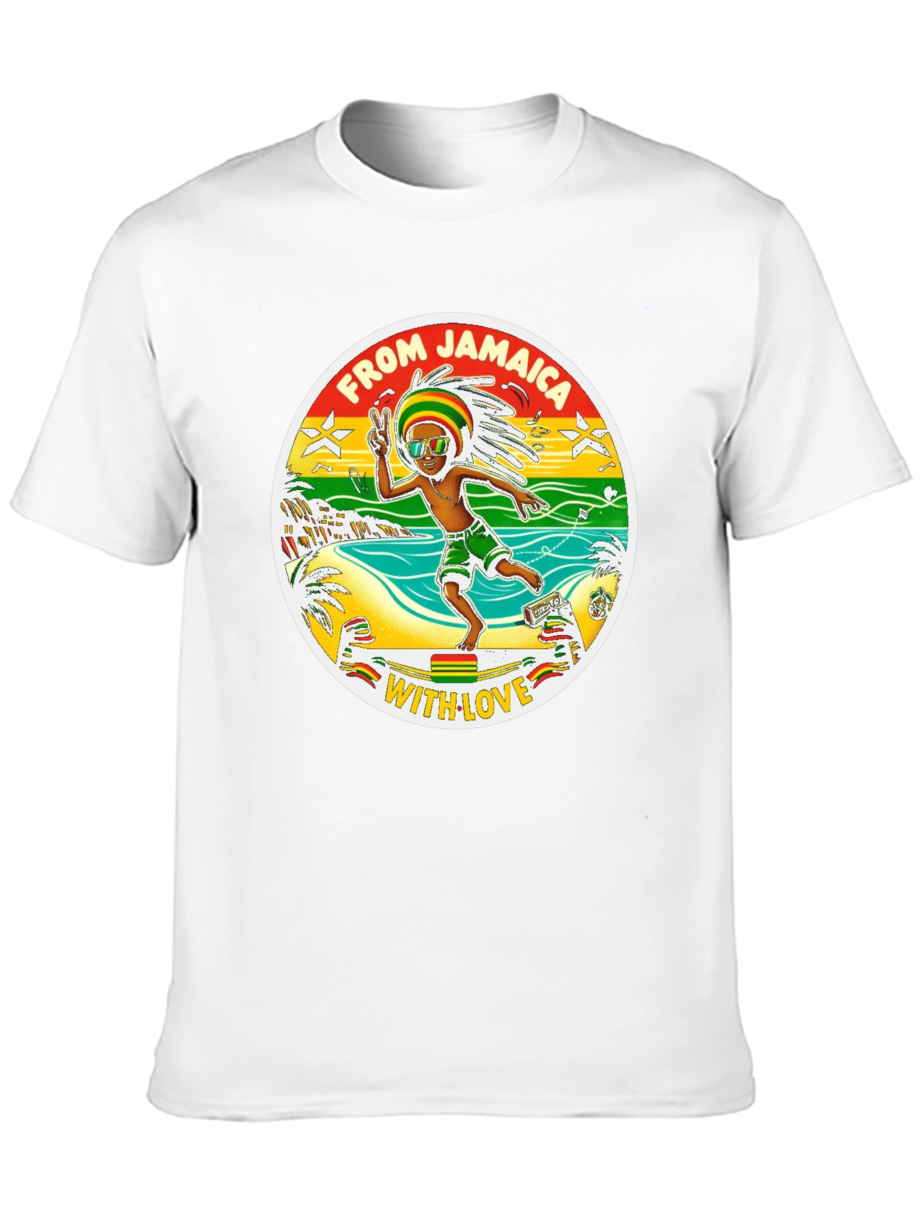 Jamaica Graphic Tee - Island Vibes T-Shirt