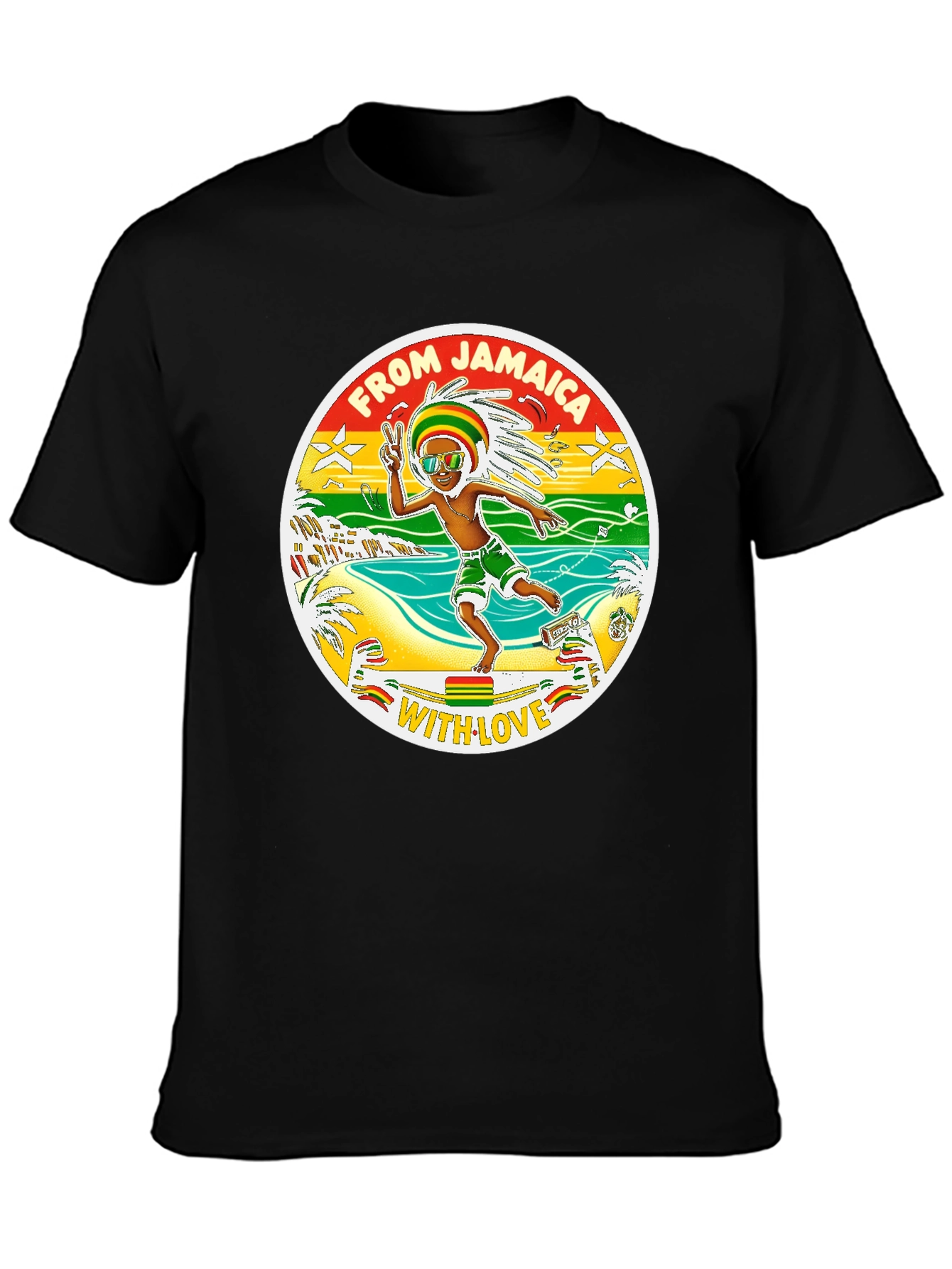 Jamaica Graphic Tee - Island Vibes T-Shirt