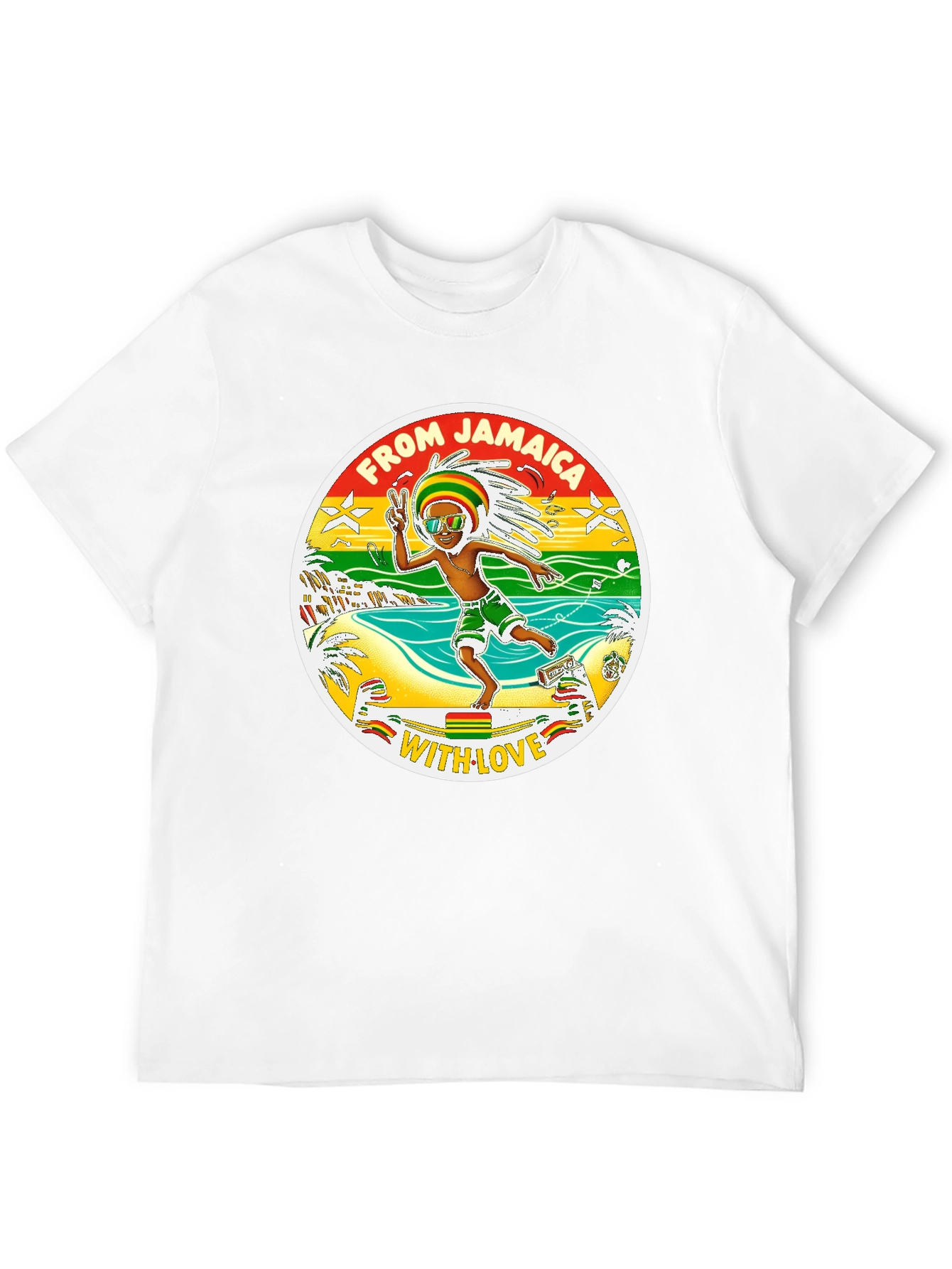 Jamaica Graphic Tee - Island Vibes T-Shirt