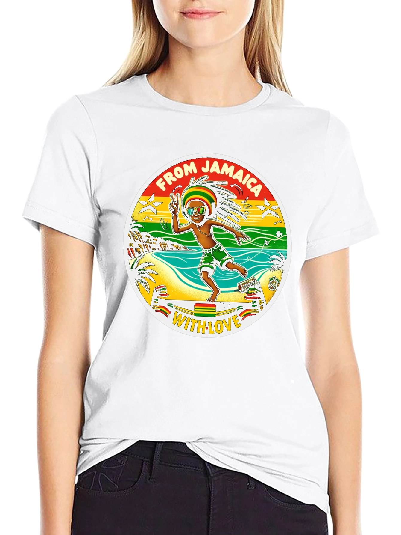 Jamaica Graphic Tee - Island Vibes T-Shirt