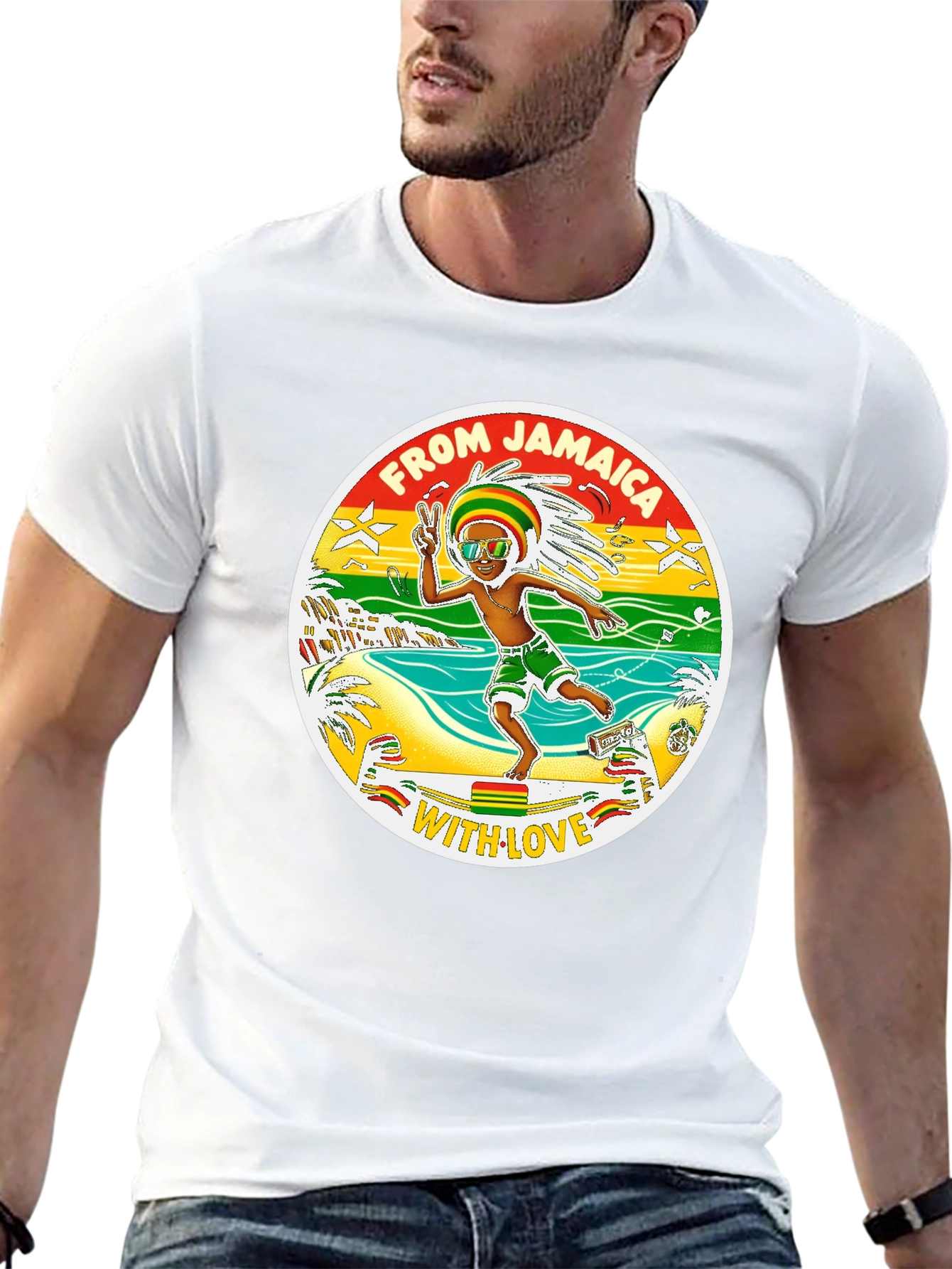 Jamaica Graphic Tee - Island Vibes T-Shirt