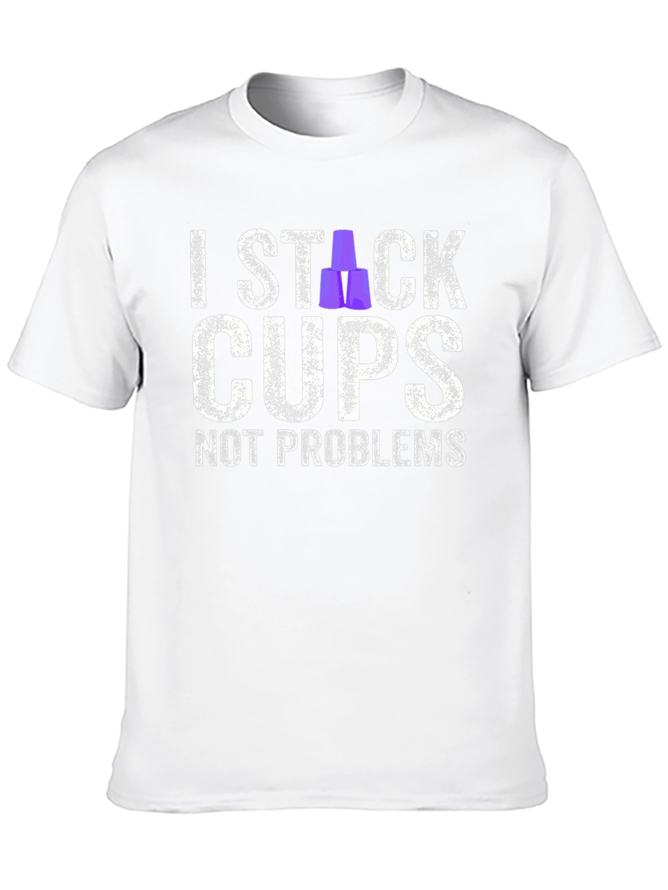 I Stack Cups Not Problems Graphic T-Shirt