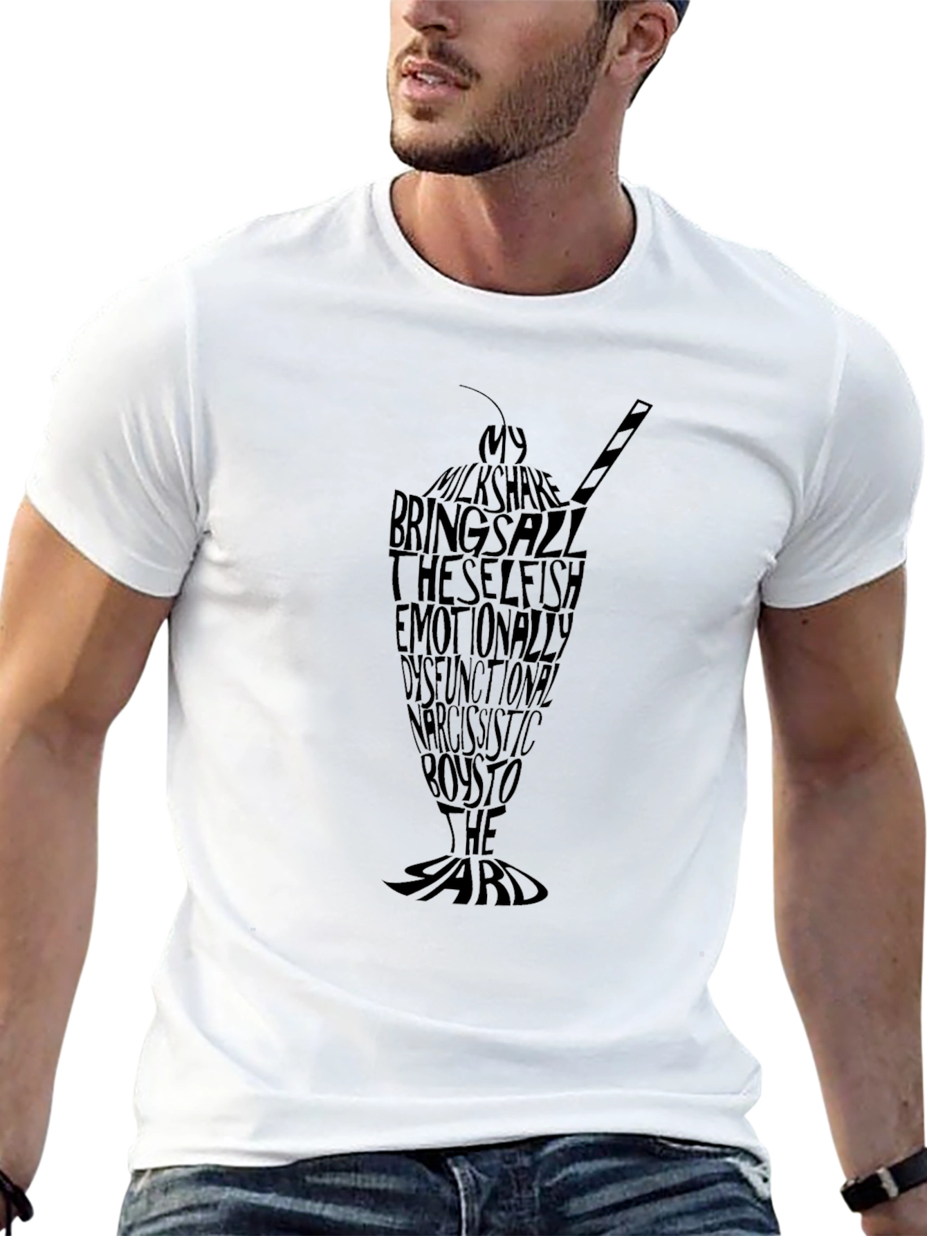 My Milkshake Humor Graphic T-Shirt
