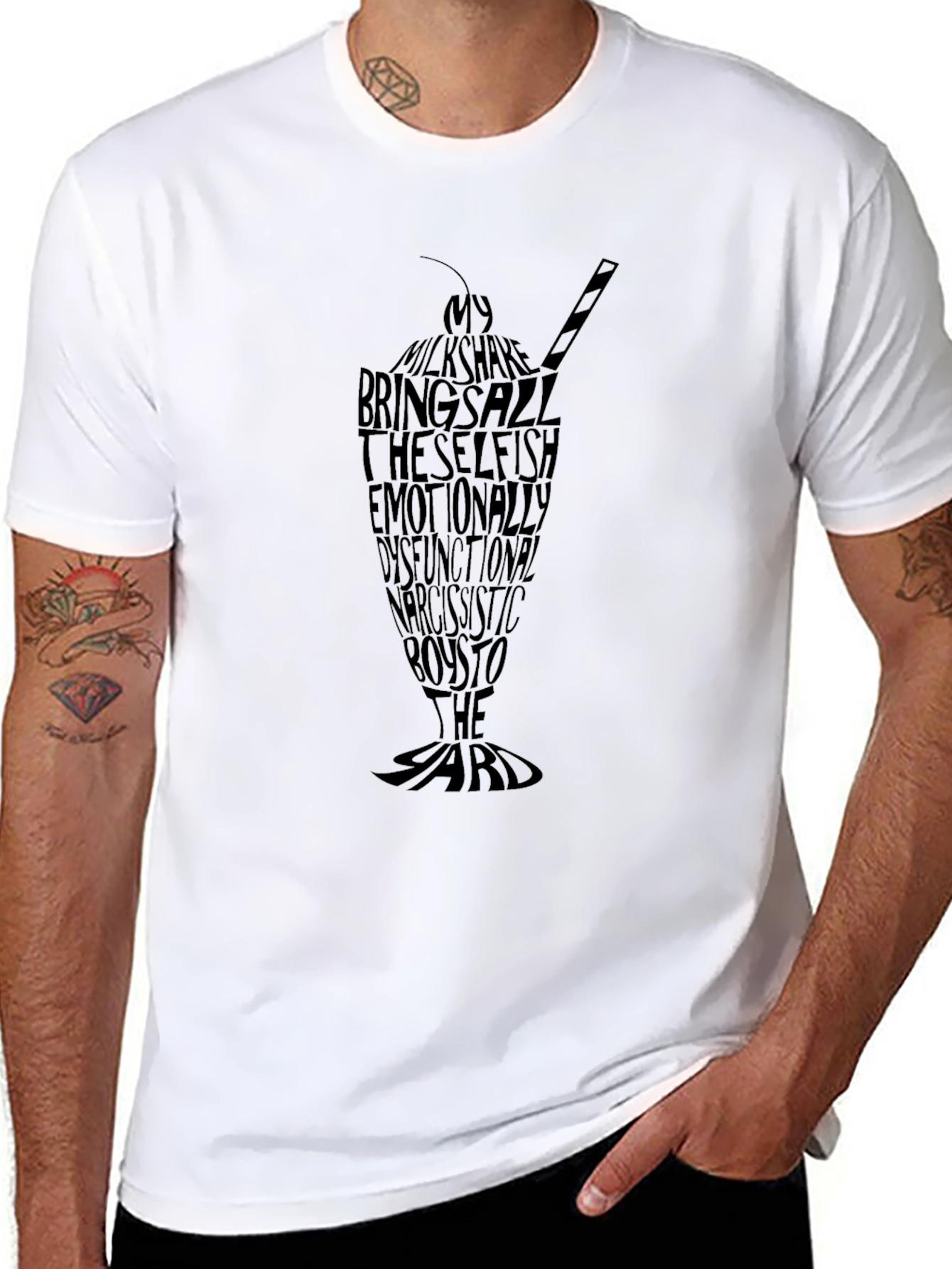 My Milkshake Humor Graphic T-Shirt