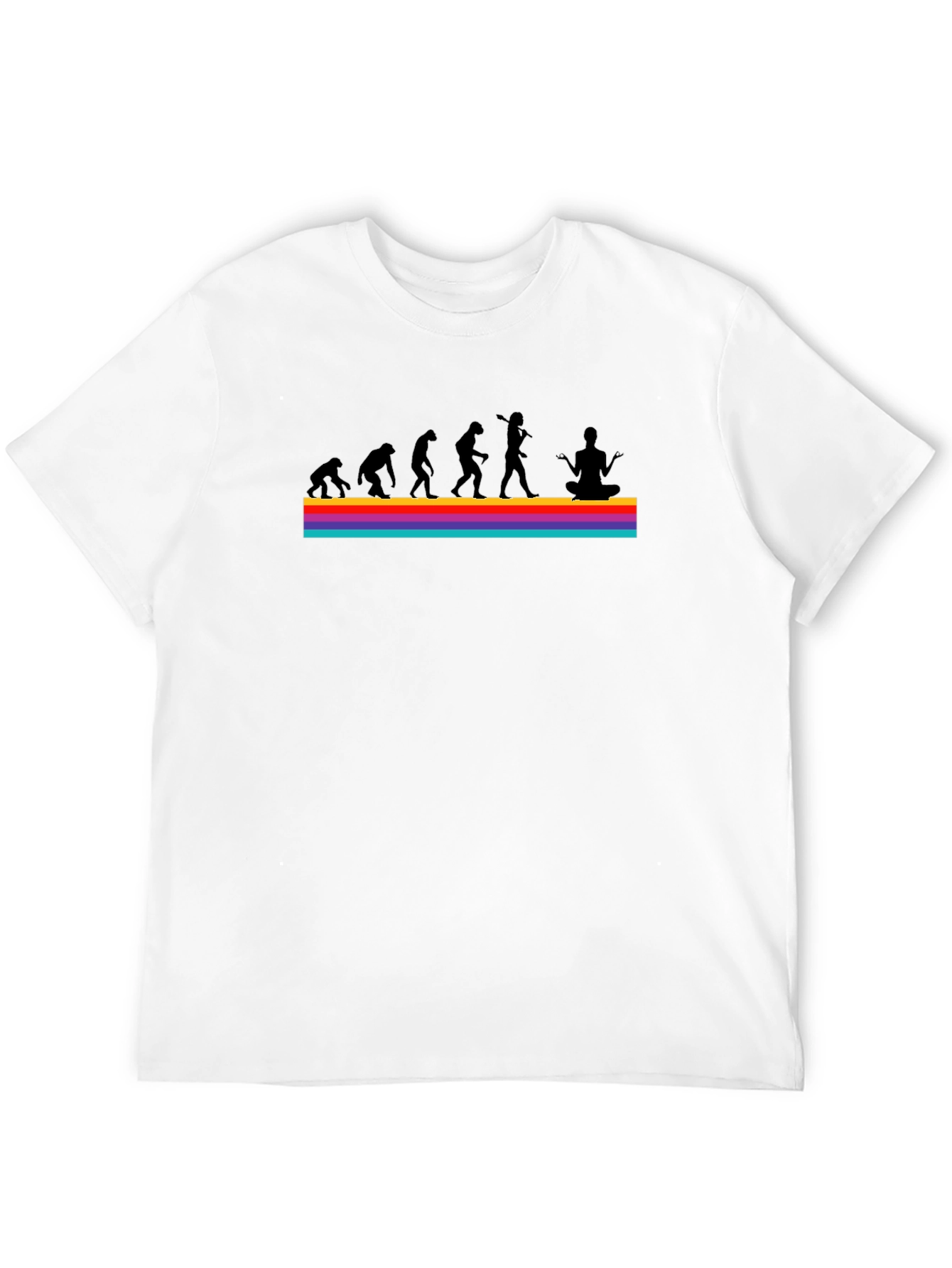 Evolution to Meditation Black T-Shirt