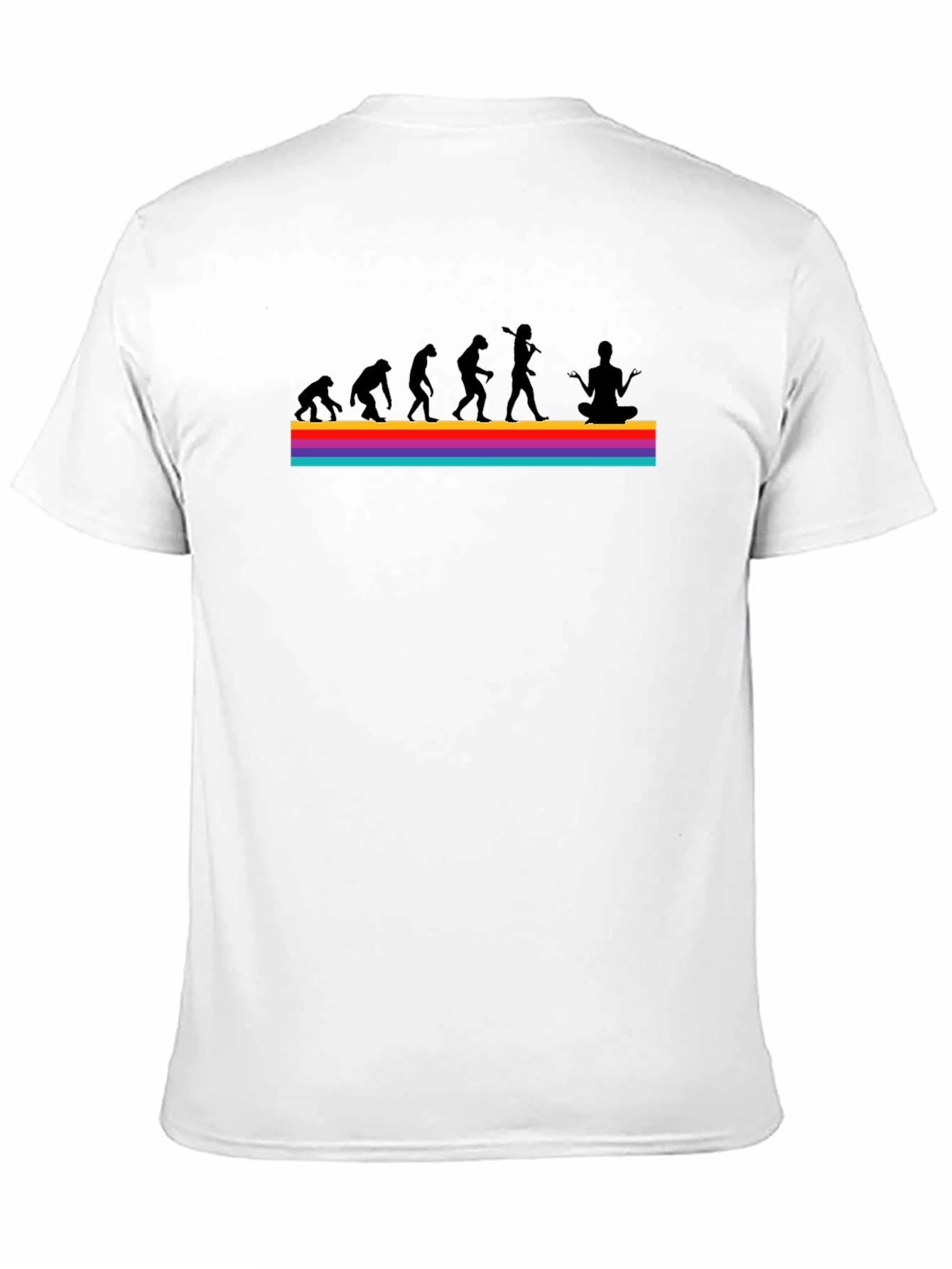 Evolution to Meditation Black T-Shirt