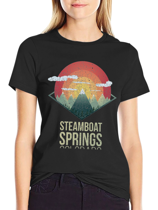 Steamboat Springs Retro T-Shirt