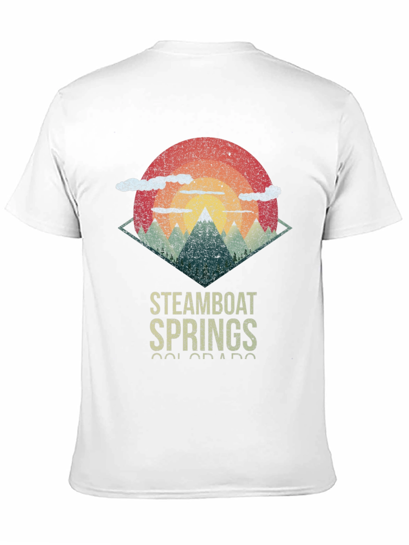 Steamboat Springs Retro T-Shirt