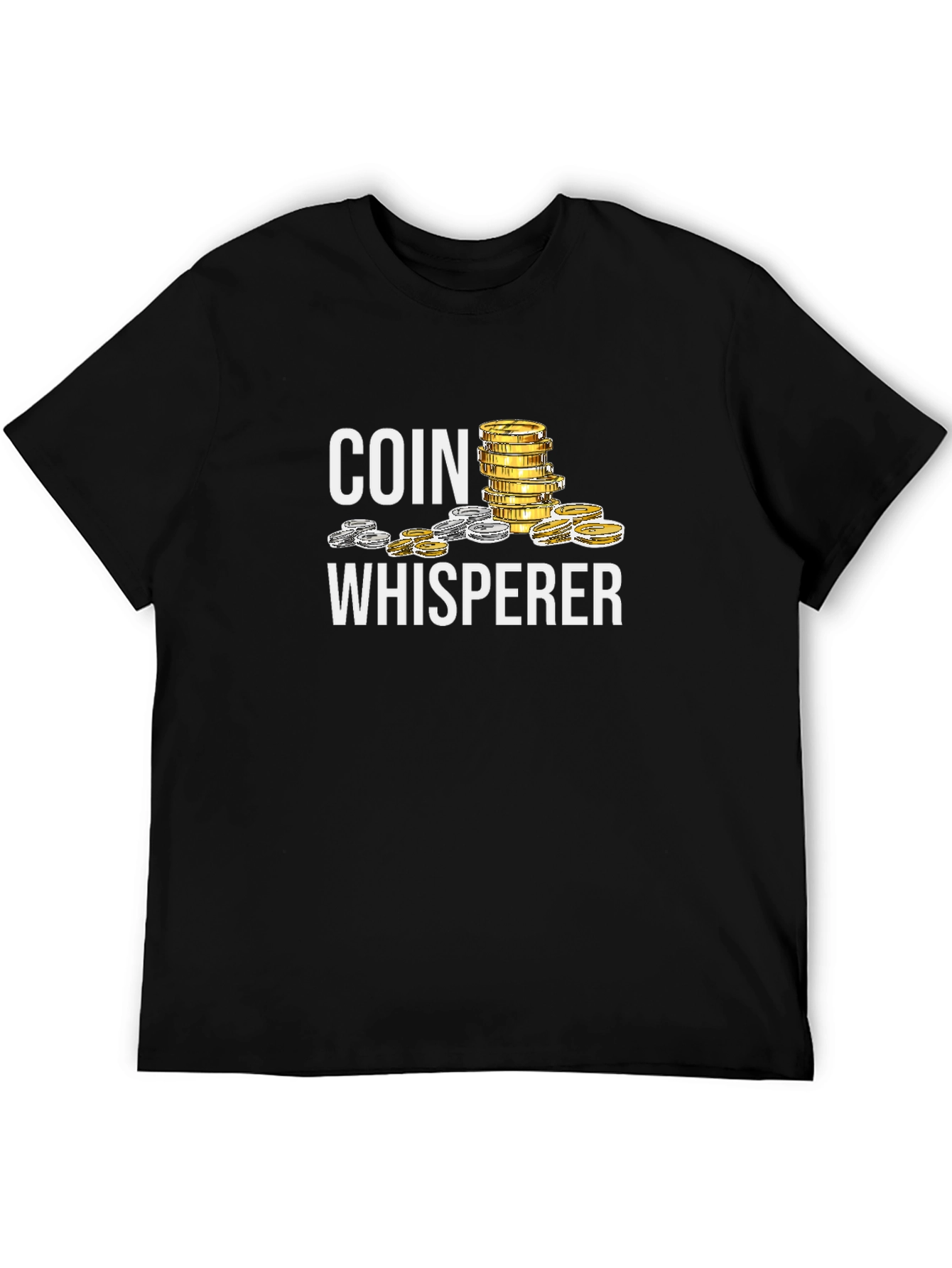 Coin Whisperer Black T-Shirt