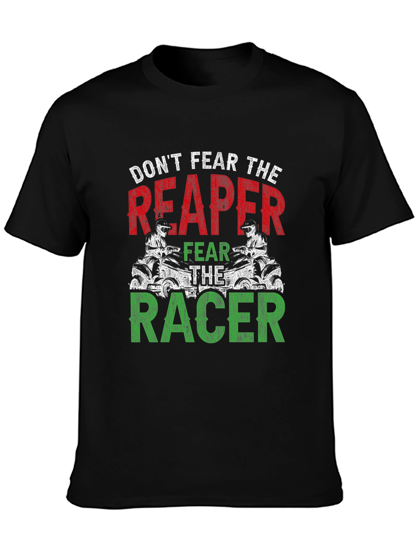 Dont Fear The Reaper Racer Graphic T-Shirt