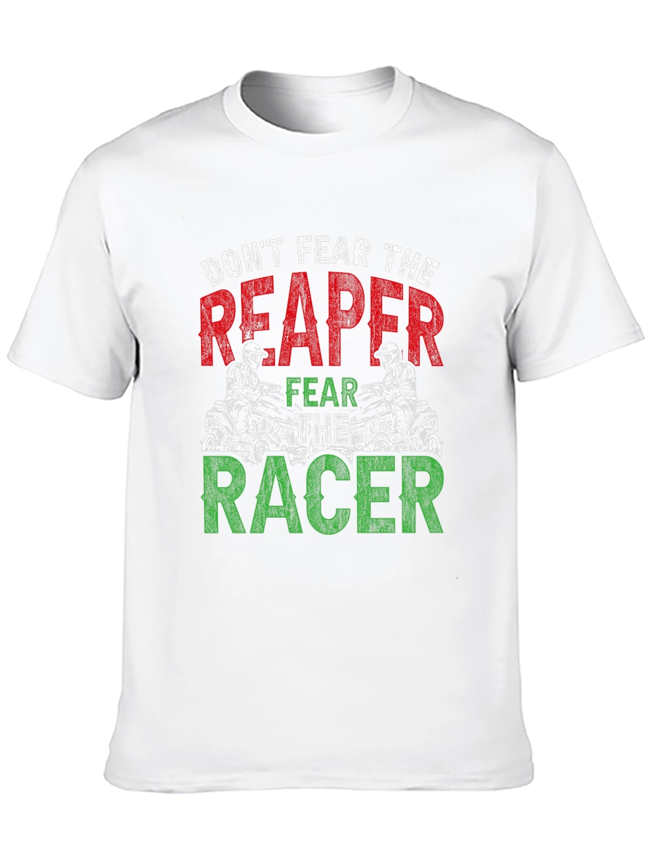 Dont Fear The Reaper Racer Graphic T-Shirt