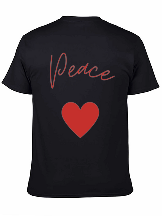 Peace & Love Graphic T-Shirt