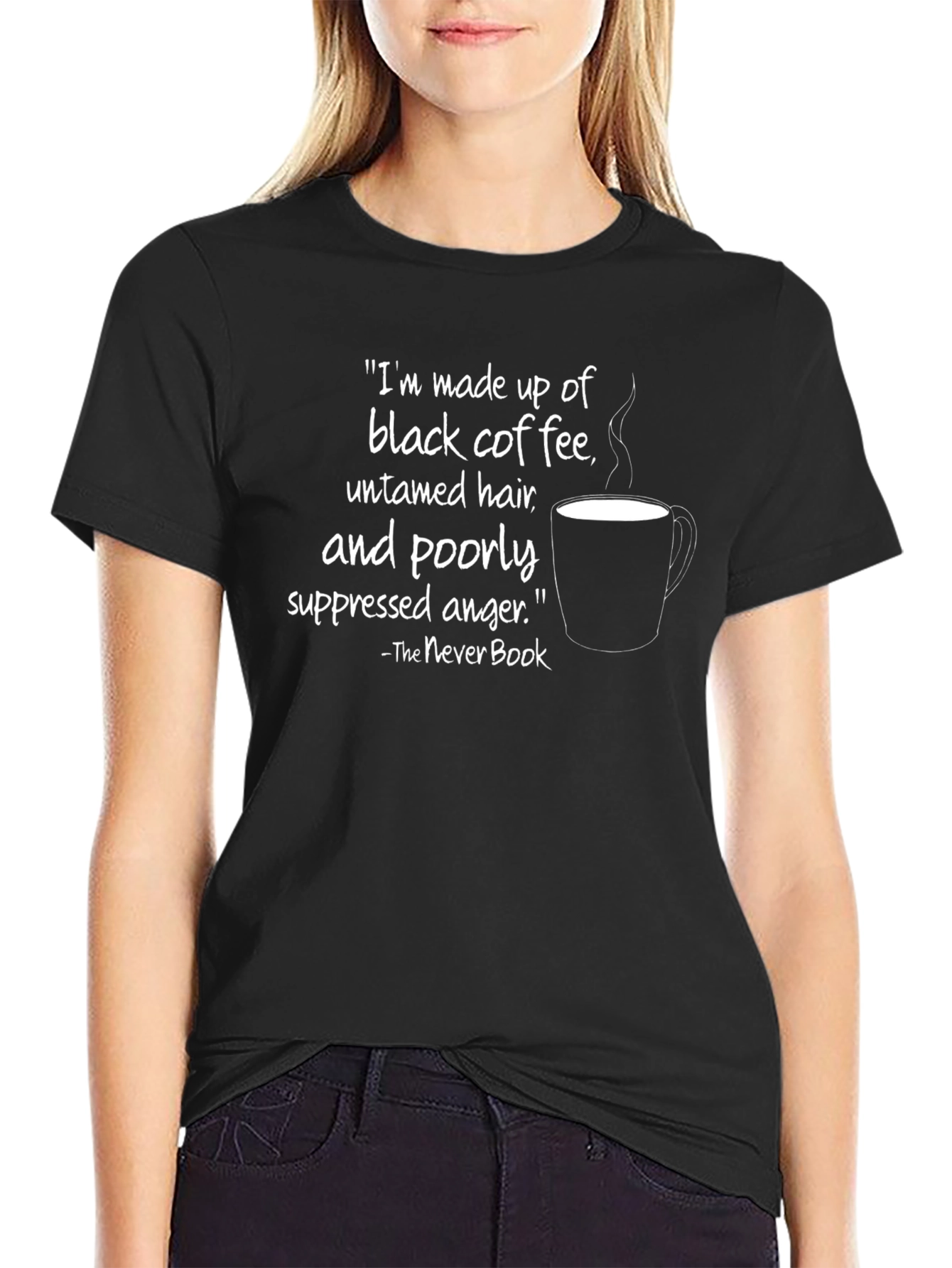 Coffee & Anger T-Shirt - The Never Book Tee