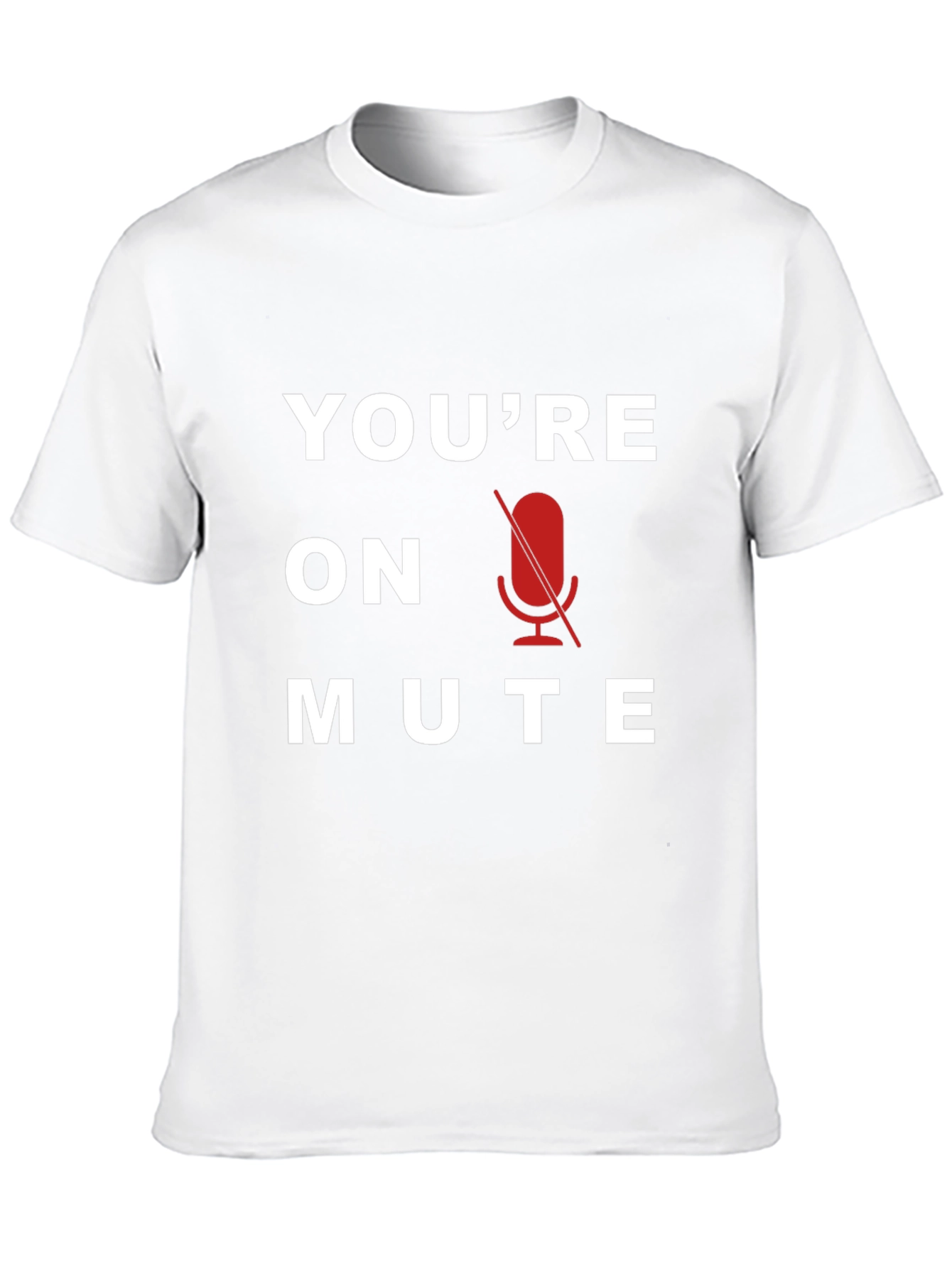 Youre On Mute Black Crew Neck T-Shirt