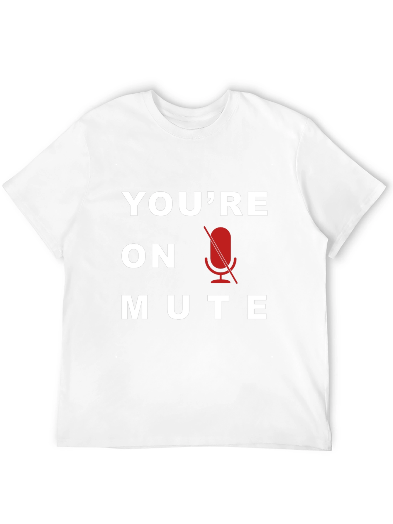 Youre On Mute Black Crew Neck T-Shirt
