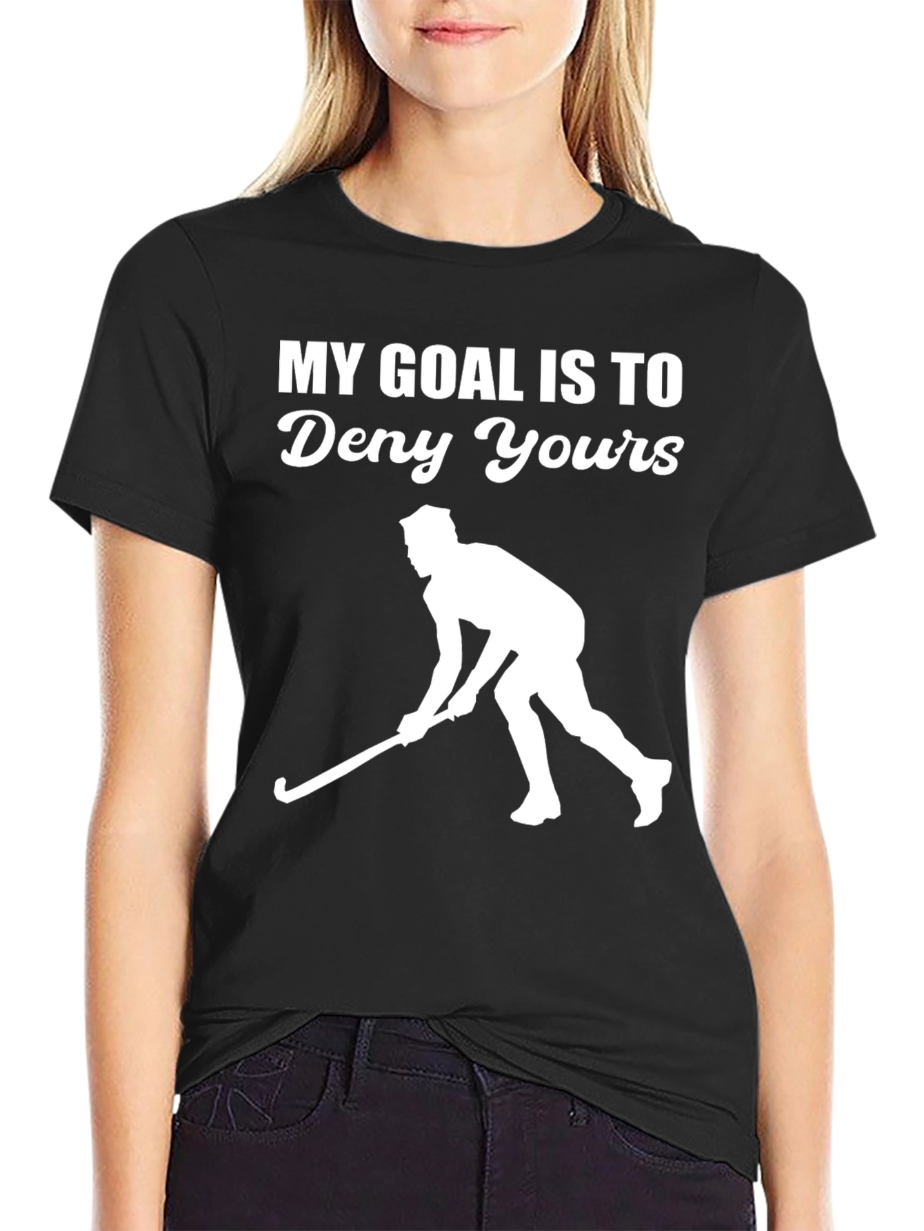 Hockey Player My Goal Graphic T-Shirt