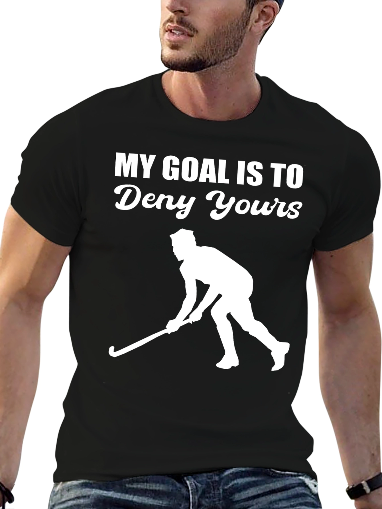 Hockey Player My Goal Graphic T-Shirt