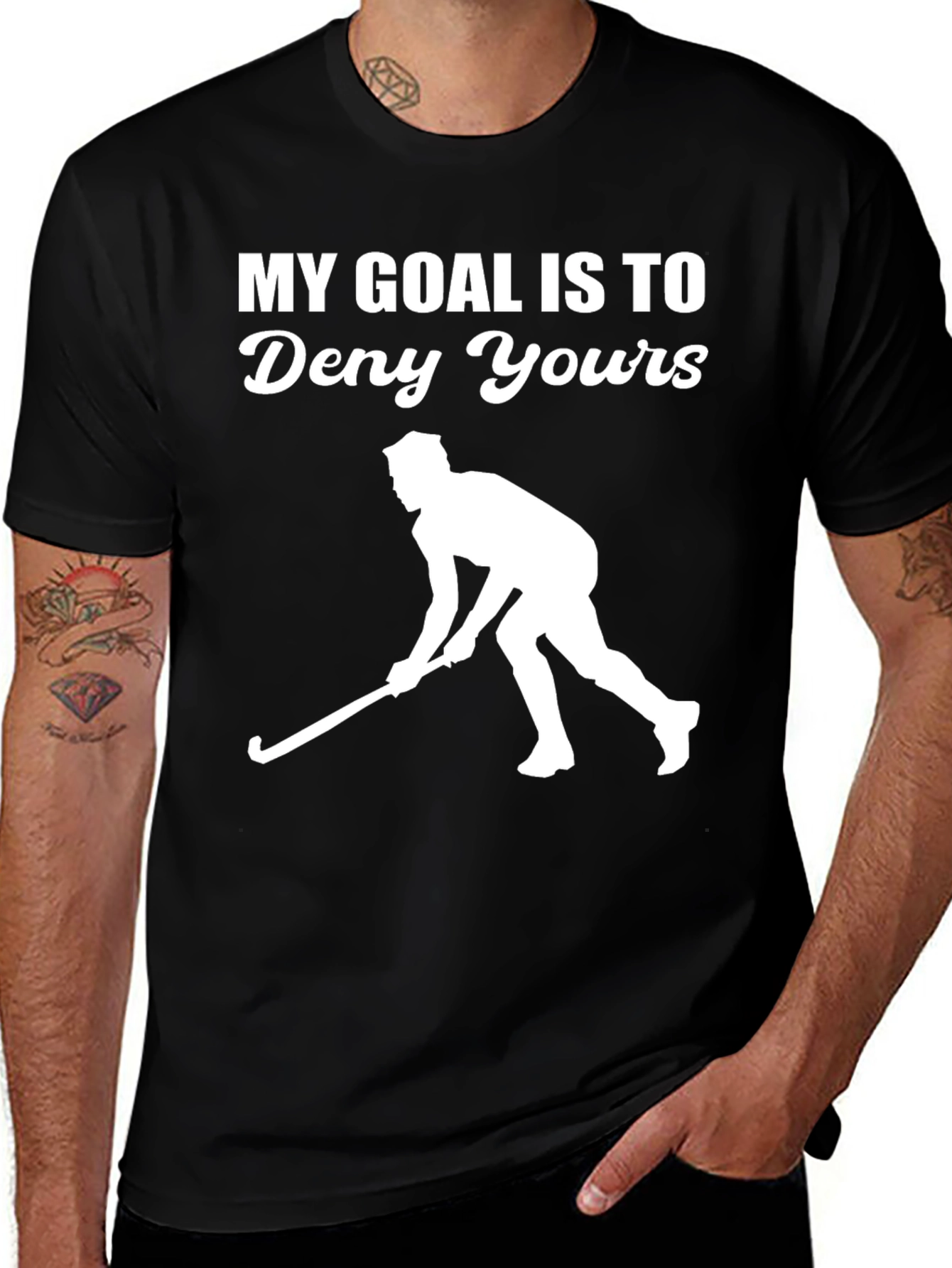 Hockey Player My Goal Graphic T-Shirt