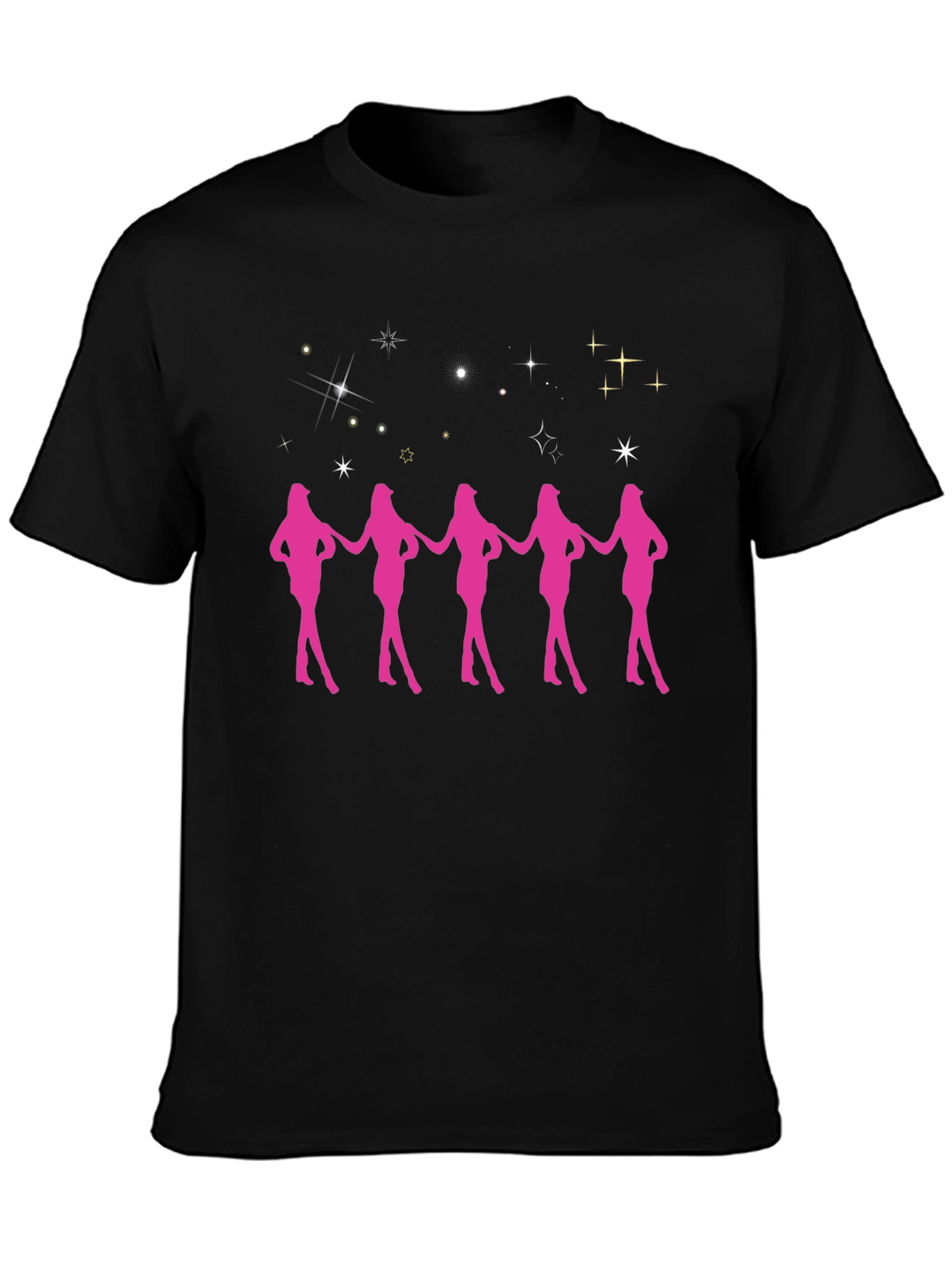 Stars & Silhouette Black T-Shirt