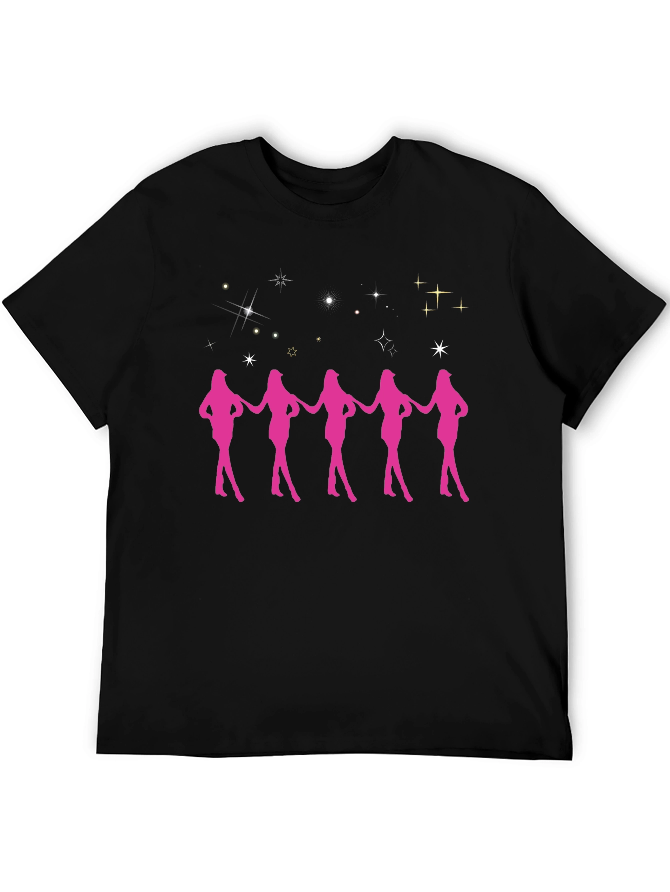 Stars & Silhouette Black T-Shirt
