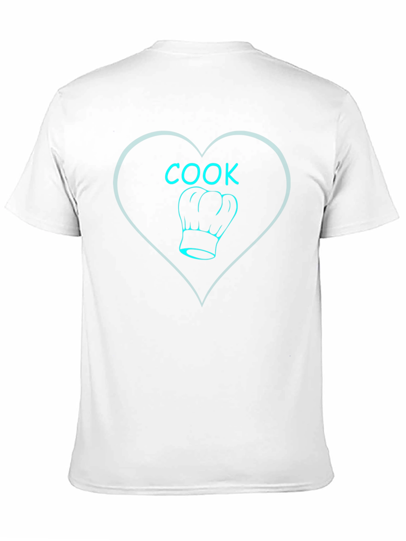 Cook with Heart Black T-Shirt