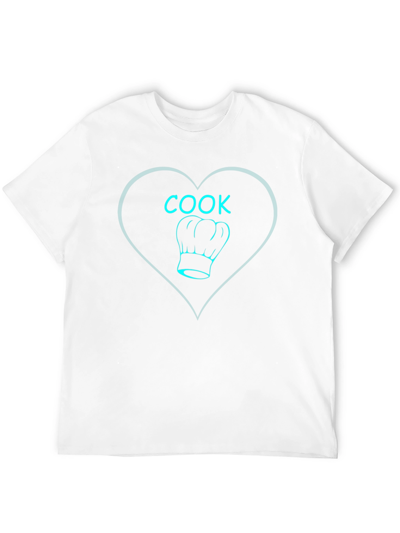 Cook with Heart Black T-Shirt