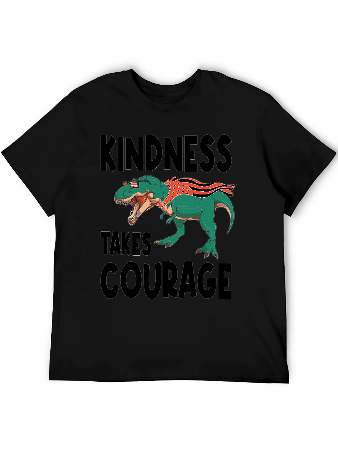 Kindness Takes Courage T-Rex Graphic Tee
