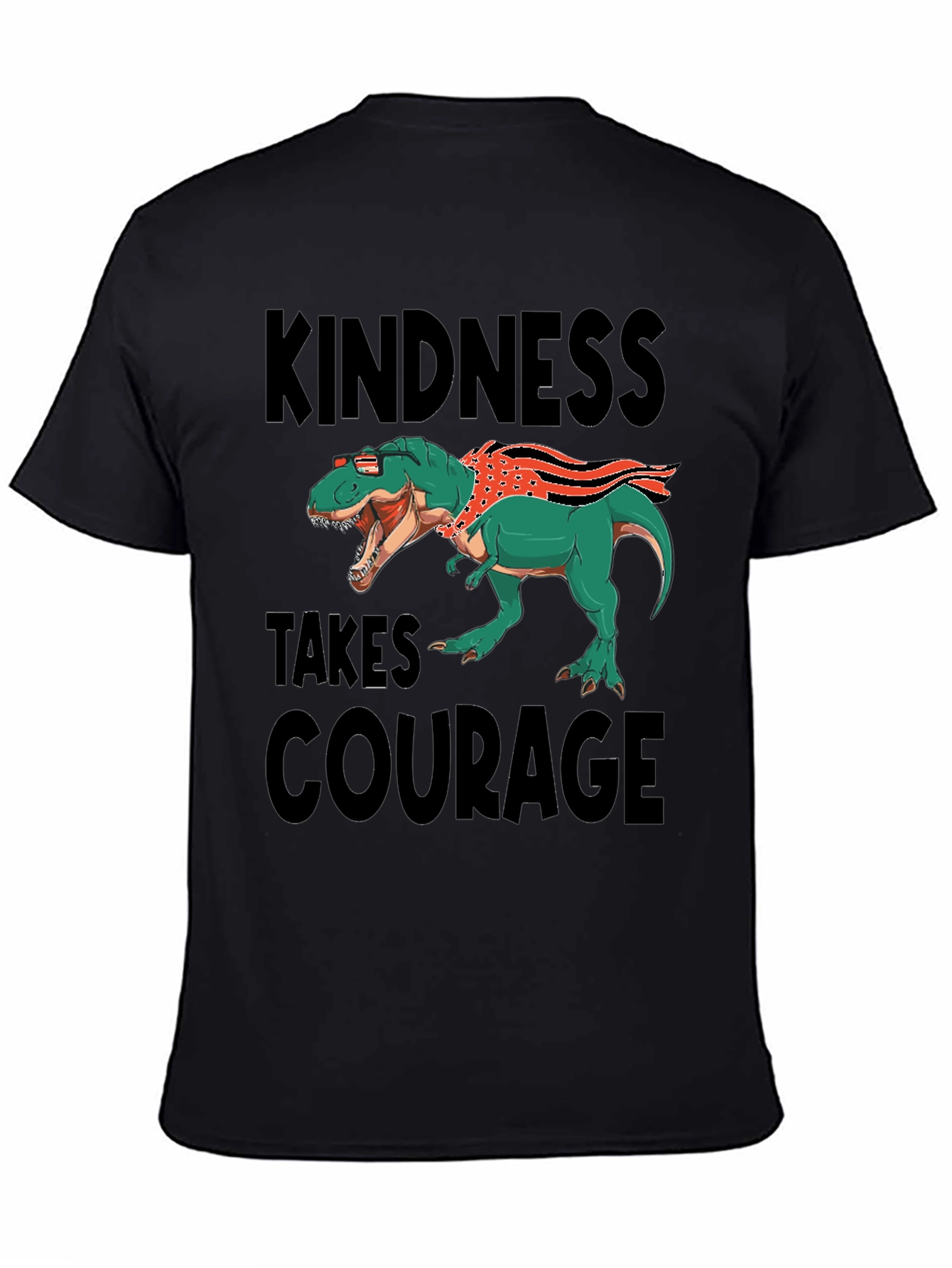 Kindness Takes Courage T-Rex Graphic Tee