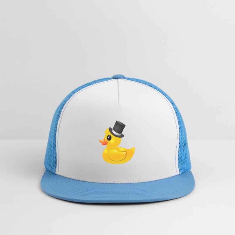 Yellow rubber Duck with topper - Like a sir