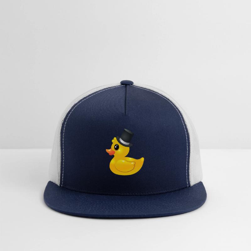 Yellow rubber Duck with topper - Like a sir