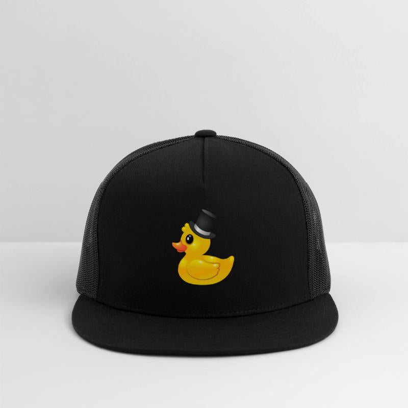 Yellow rubber Duck with topper - Like a sir