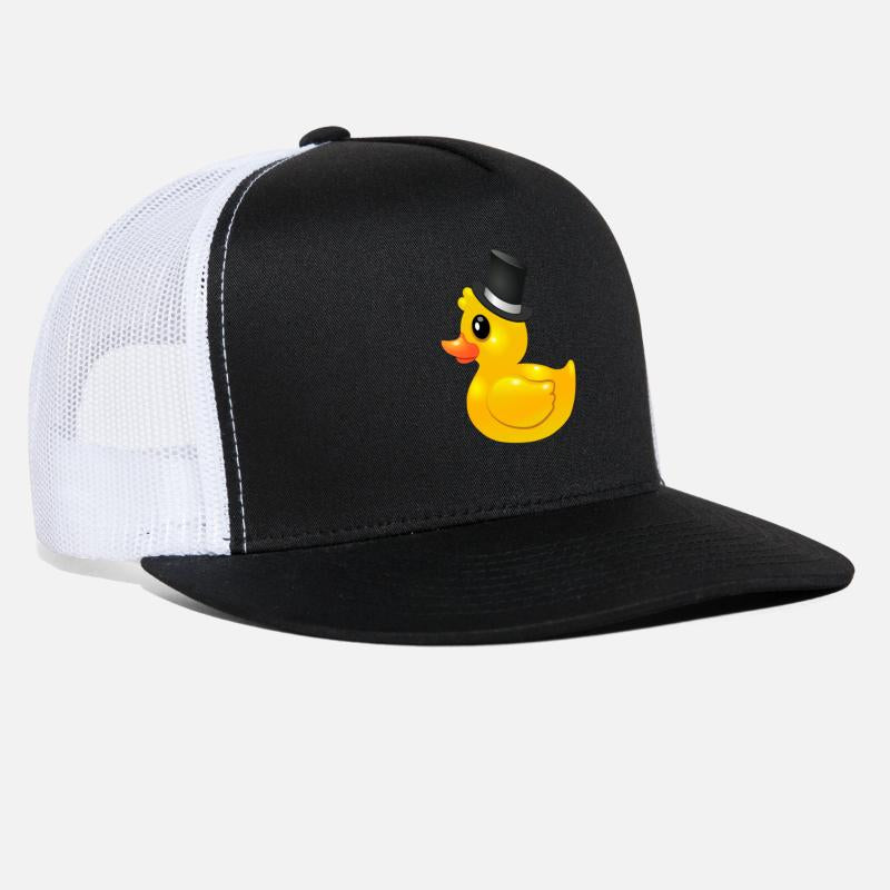 Yellow rubber Duck with topper - Like a sir