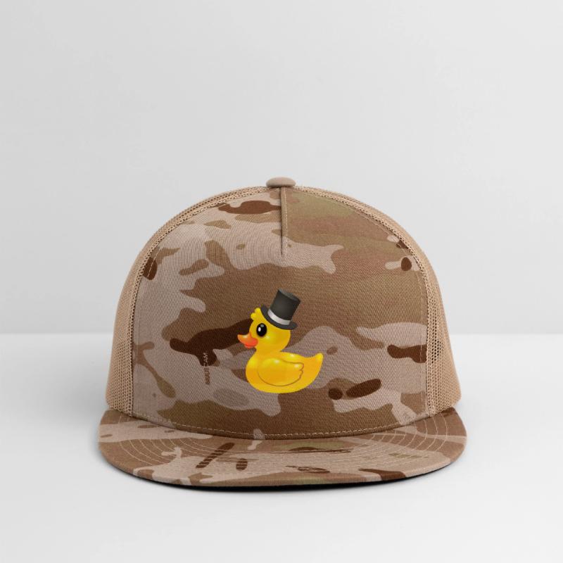 Yellow rubber Duck with topper - Like a sir