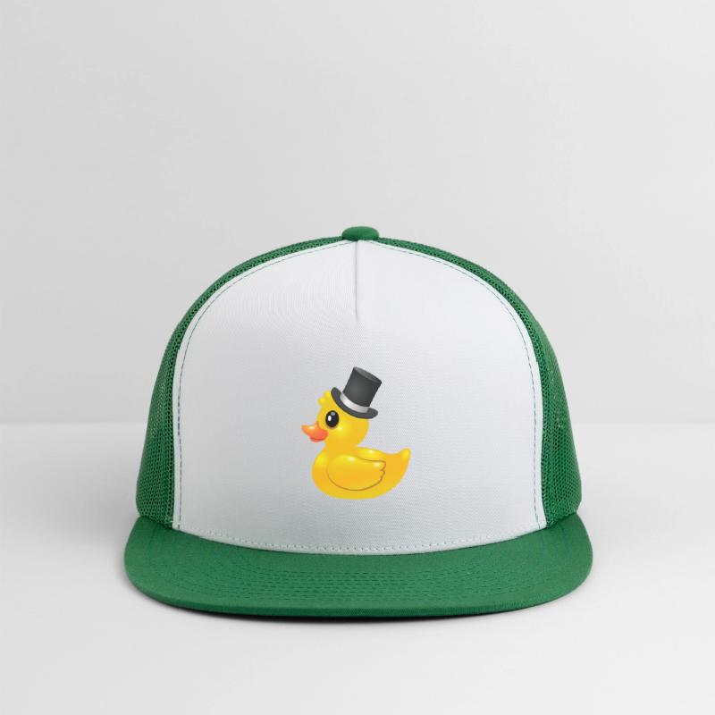 Yellow rubber Duck with topper - Like a sir