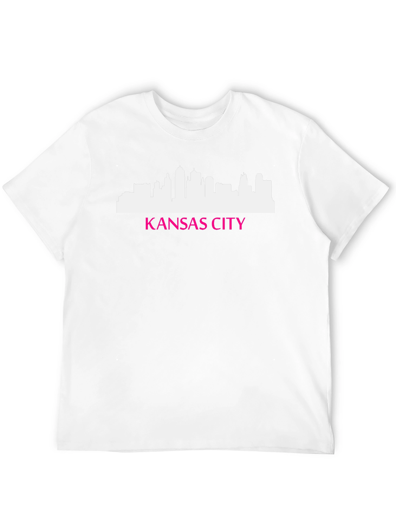 Kansas City Skyline Graphic Tee - Mens Black T-Shirt