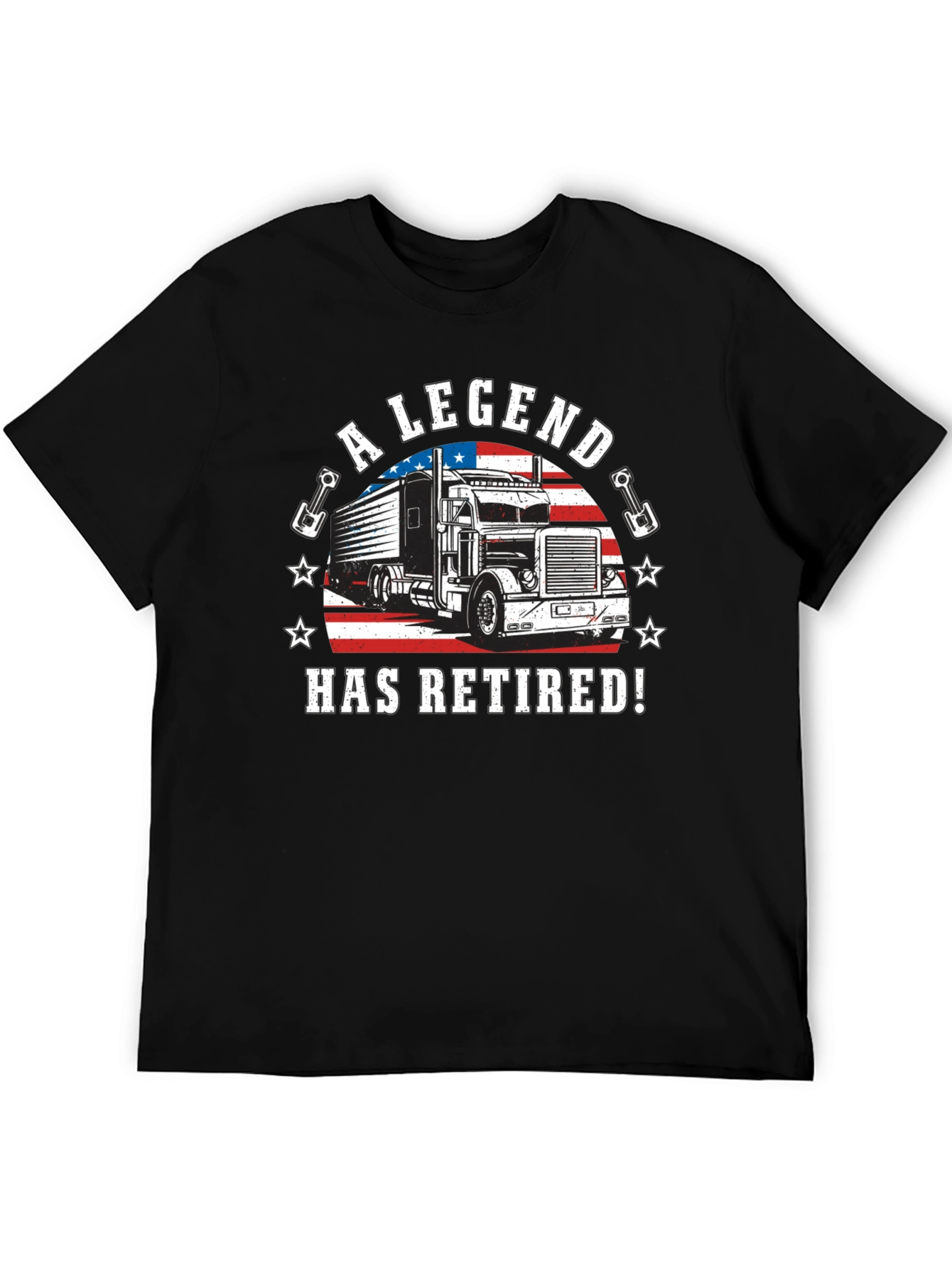 A Legend Has Retired Trucker T-Shirt