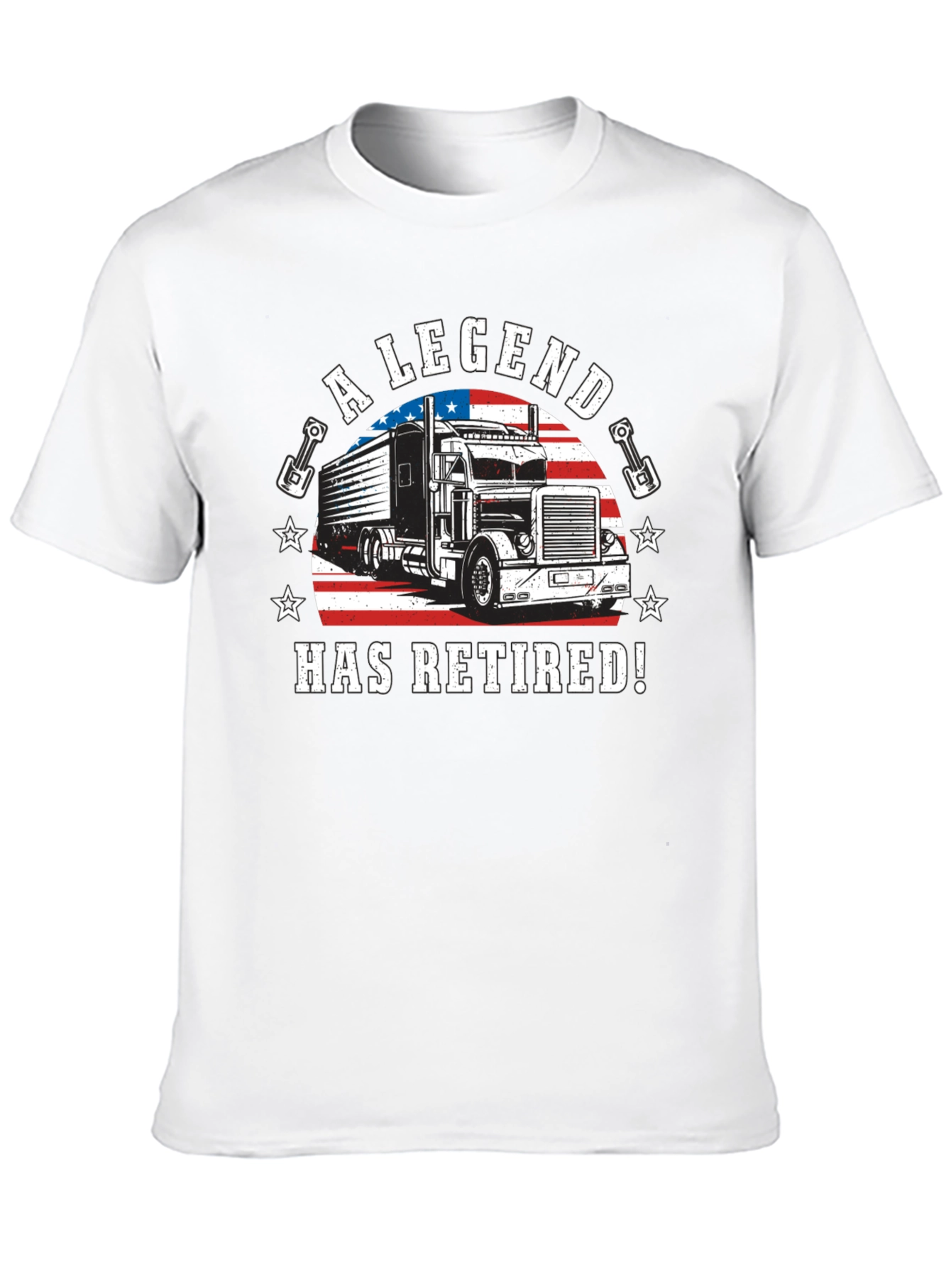 A Legend Has Retired Trucker T-Shirt