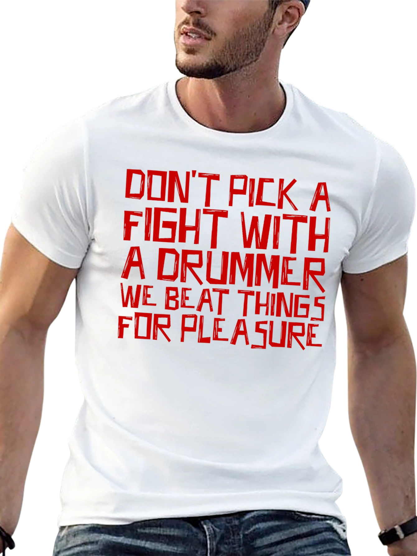 Dont Pick a Fight Drummer T-Shirt