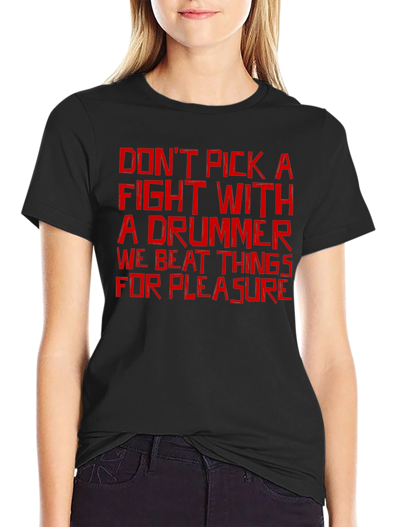 Dont Pick a Fight Drummer T-Shirt