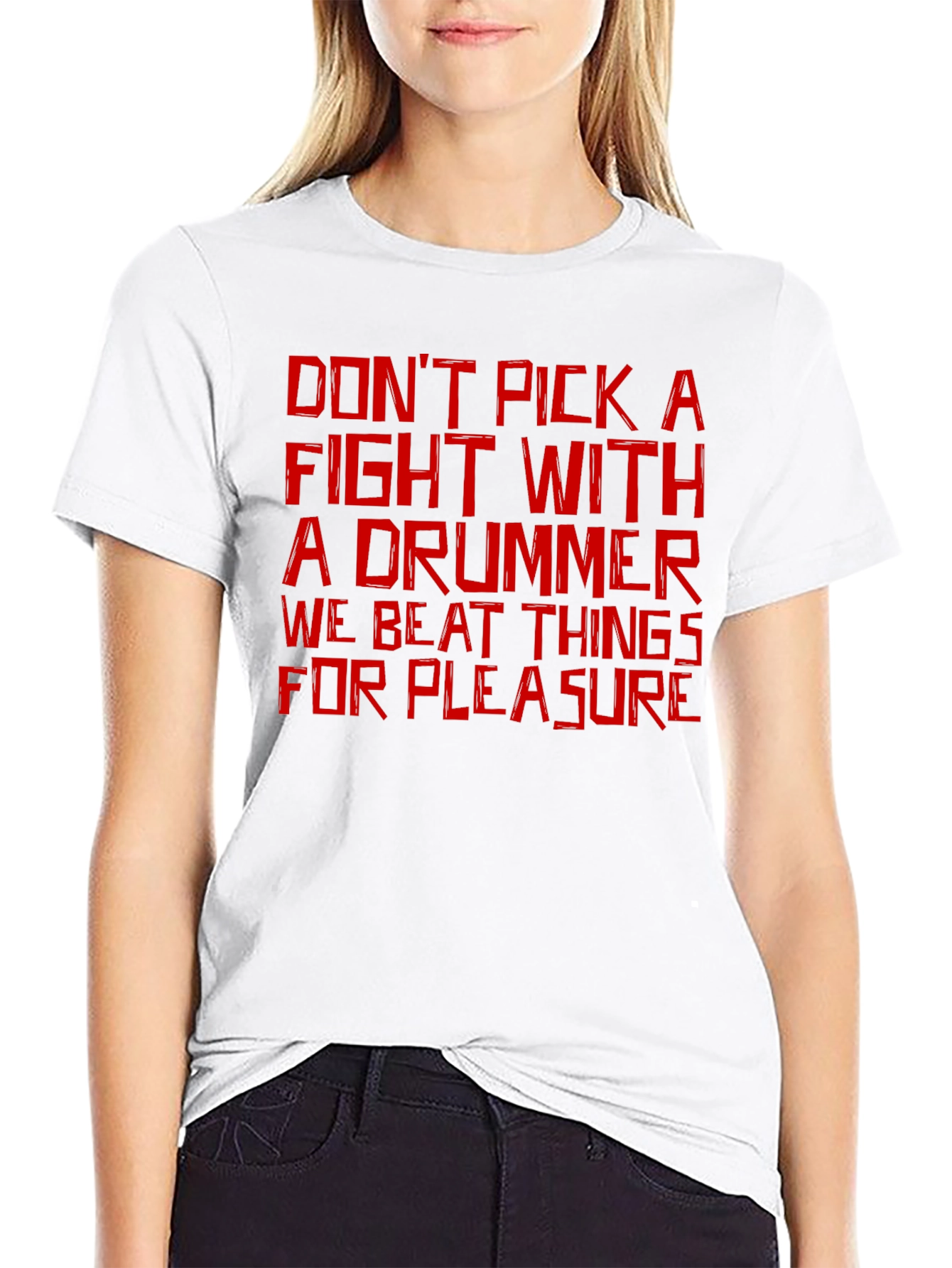 Dont Pick a Fight Drummer T-Shirt
