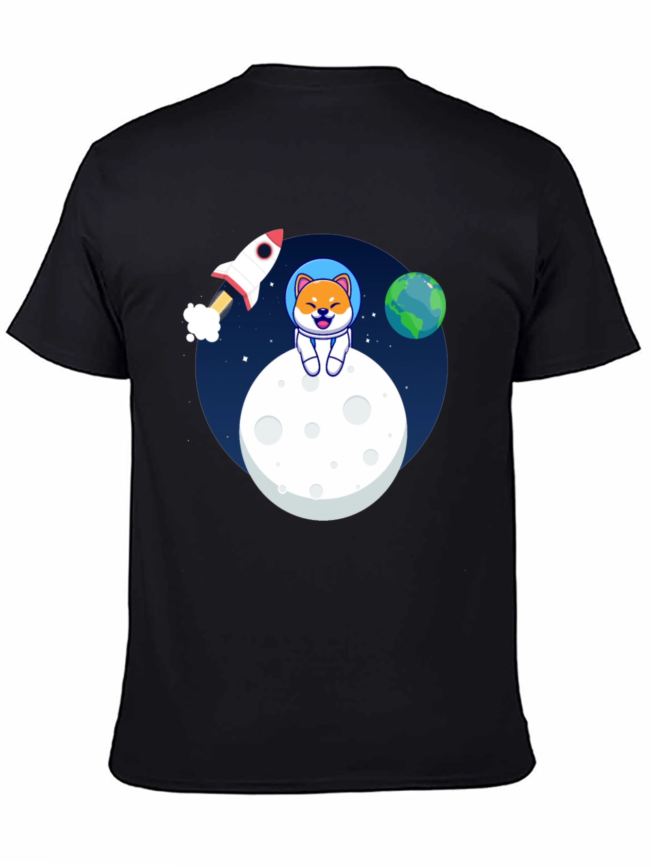 Shiba Inu Astronaut T-Shirt – Cute Space Dog Graphic Tee
