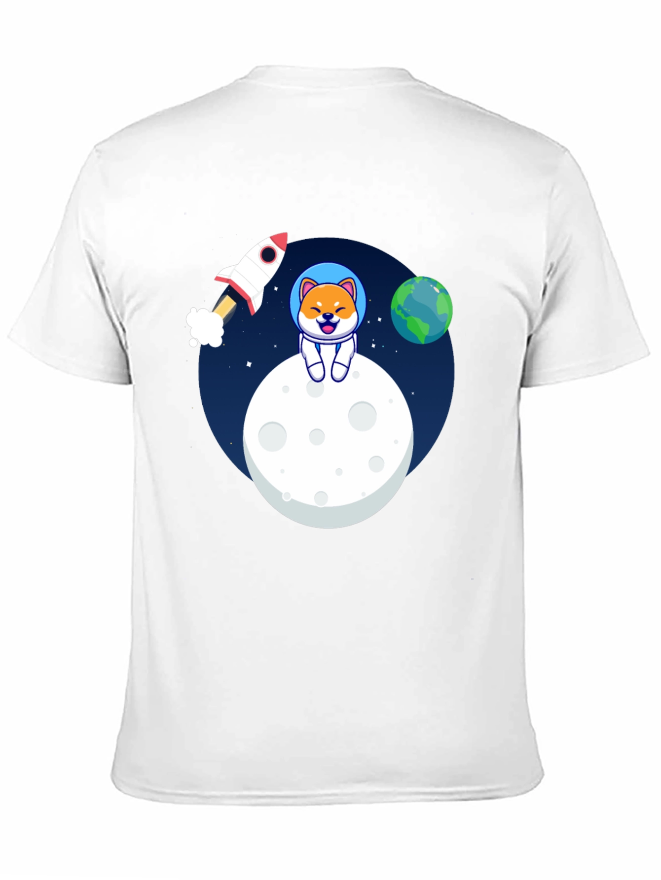 Shiba Inu Astronaut T-Shirt – Cute Space Dog Graphic Tee