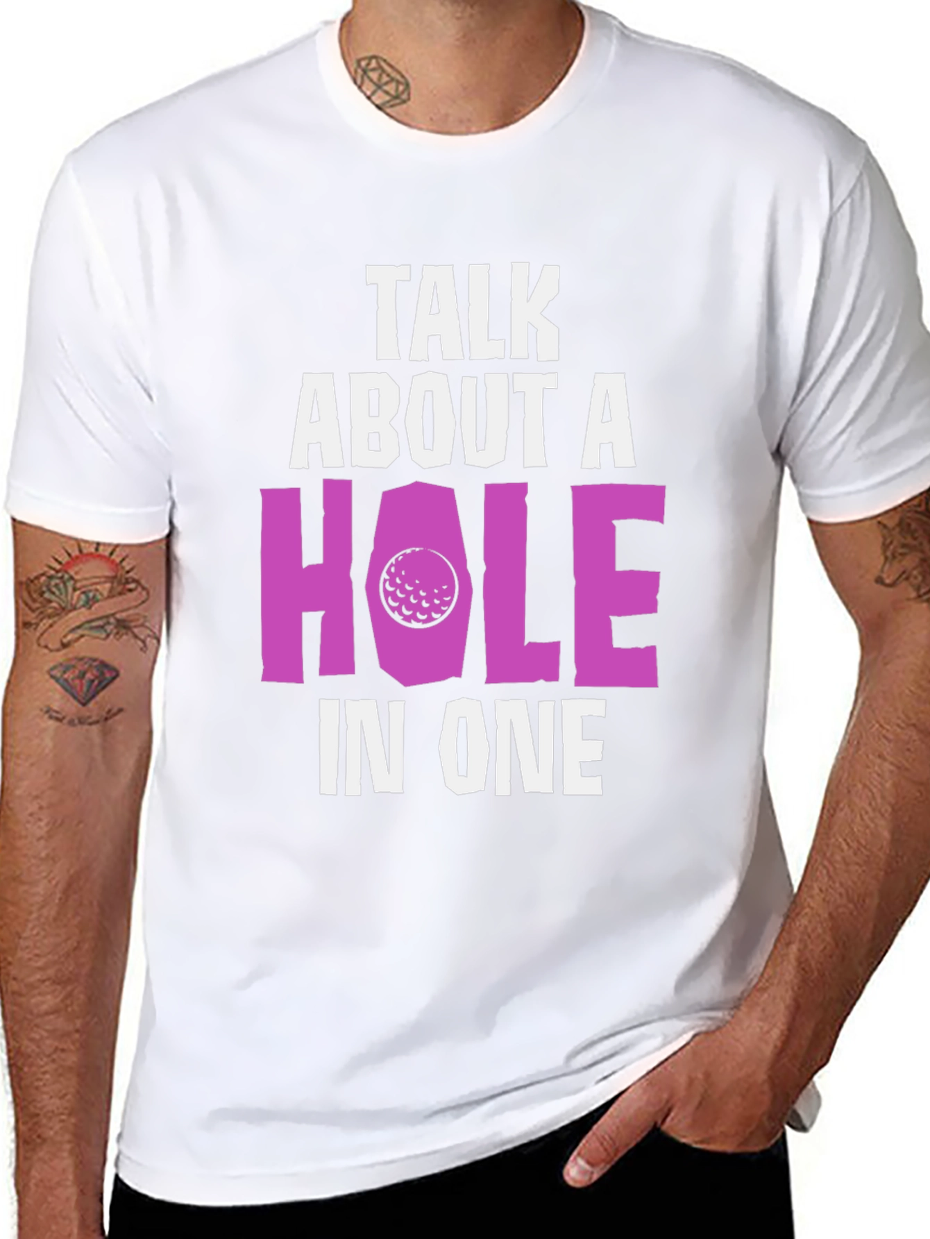 Funny Golf T-Shirt Hole In One Tee