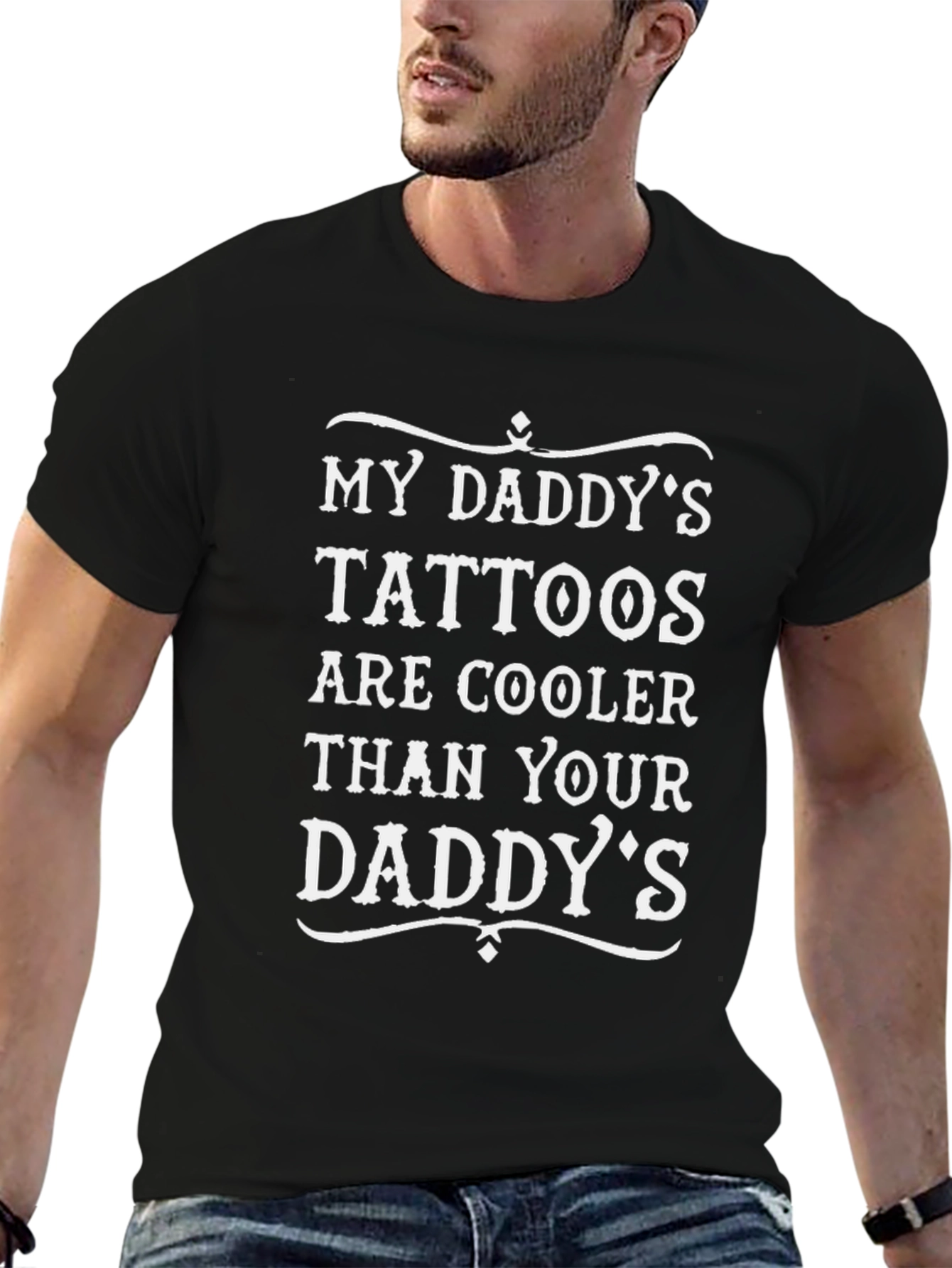 Tattoo Daddy Tee - My Daddys Tattoos Are Cooler