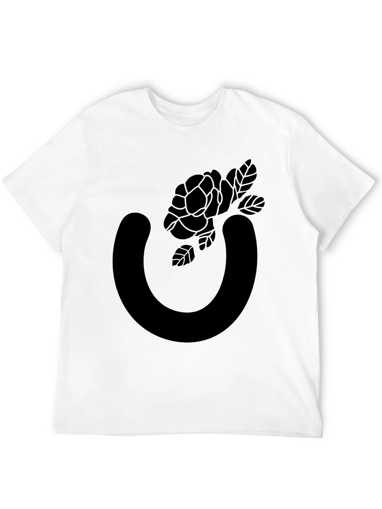 Black Rose U Graphic Tee - Stylish Casual Wear
