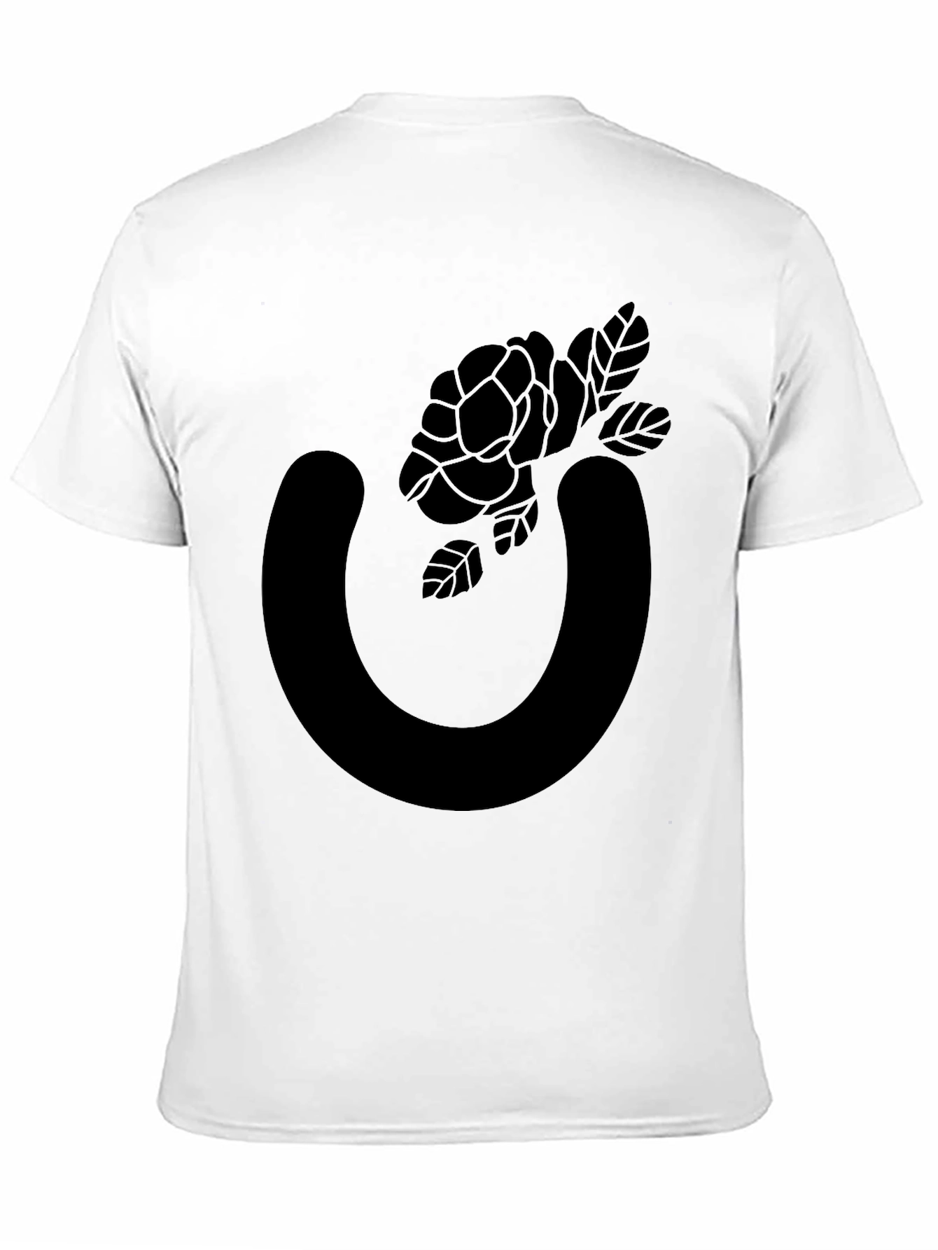 Black Rose U Graphic Tee - Stylish Casual Wear