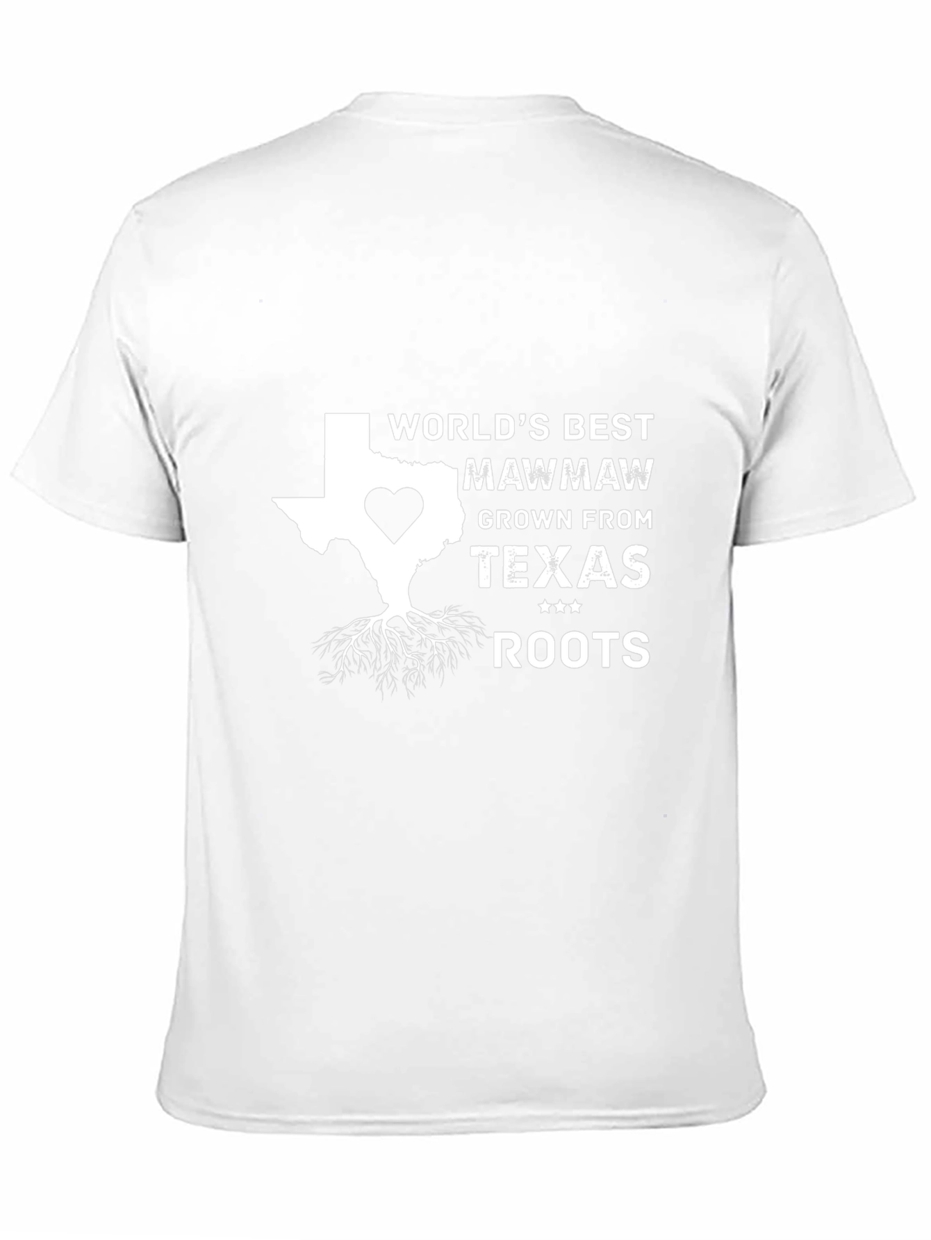 Worlds Best Mawmaw Texas Roots T-Shirt