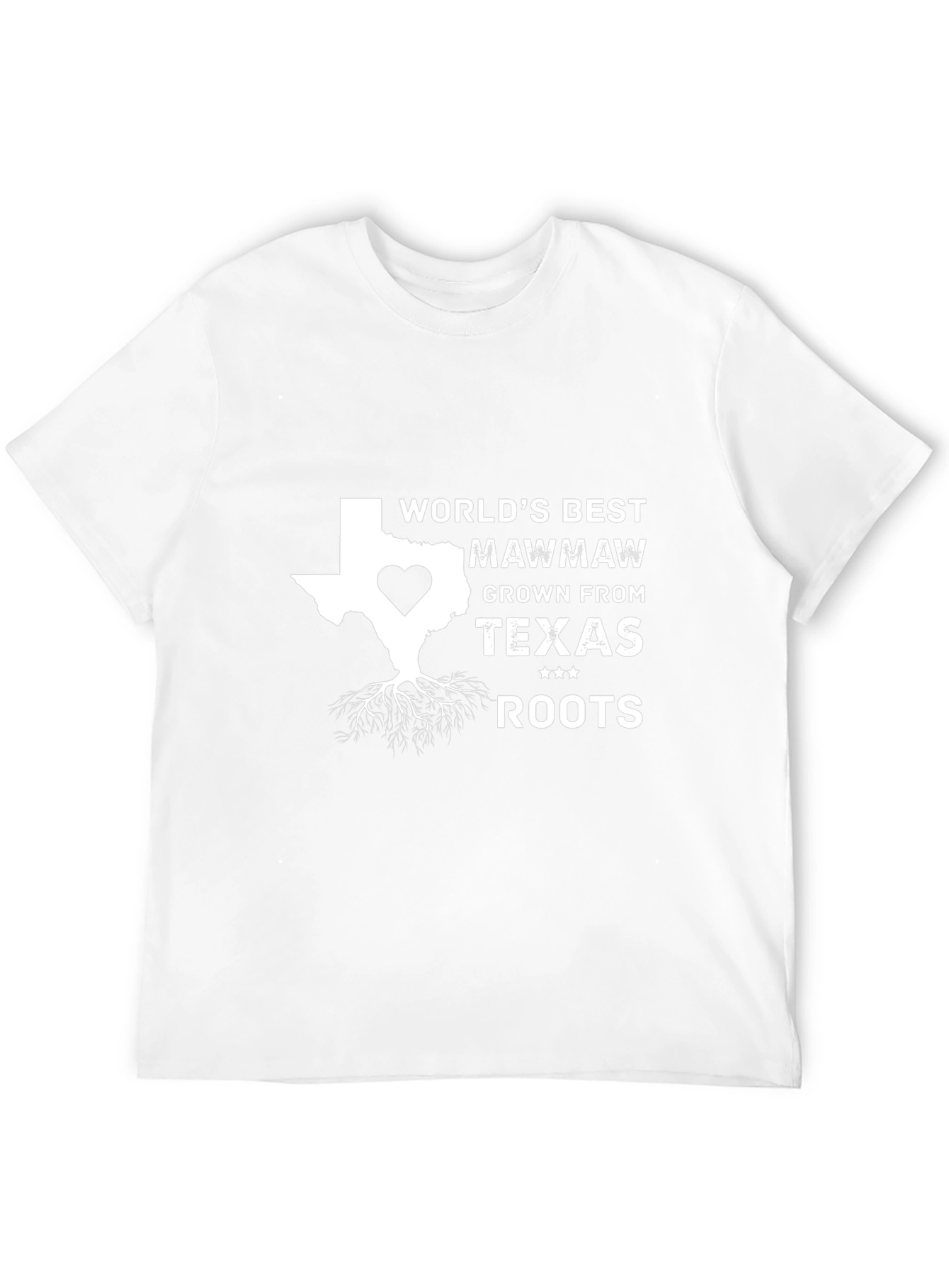 Worlds Best Mawmaw Texas Roots T-Shirt