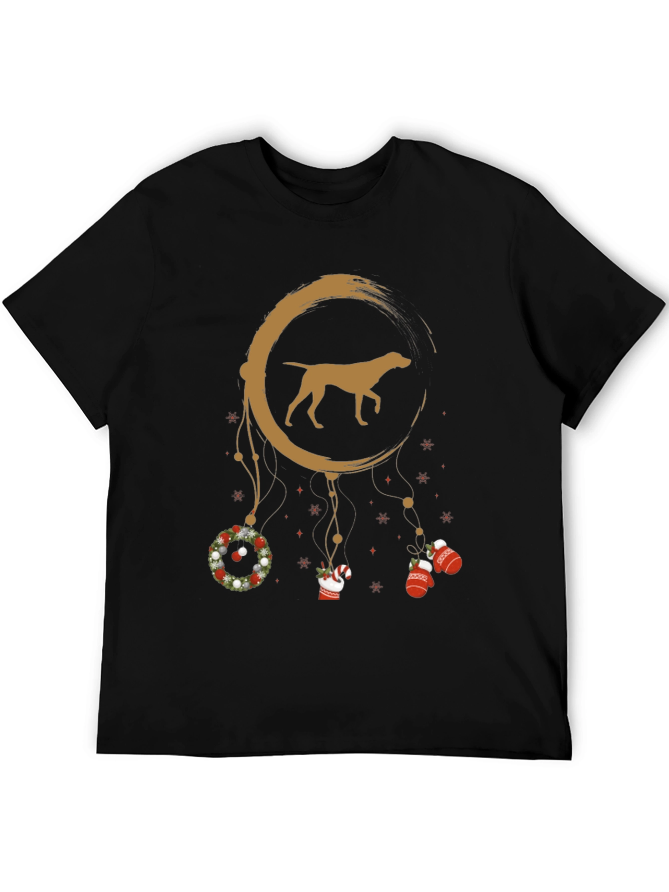Christmas Dog Dreamcatcher T-Shirt – Festive Dog Lover Tee